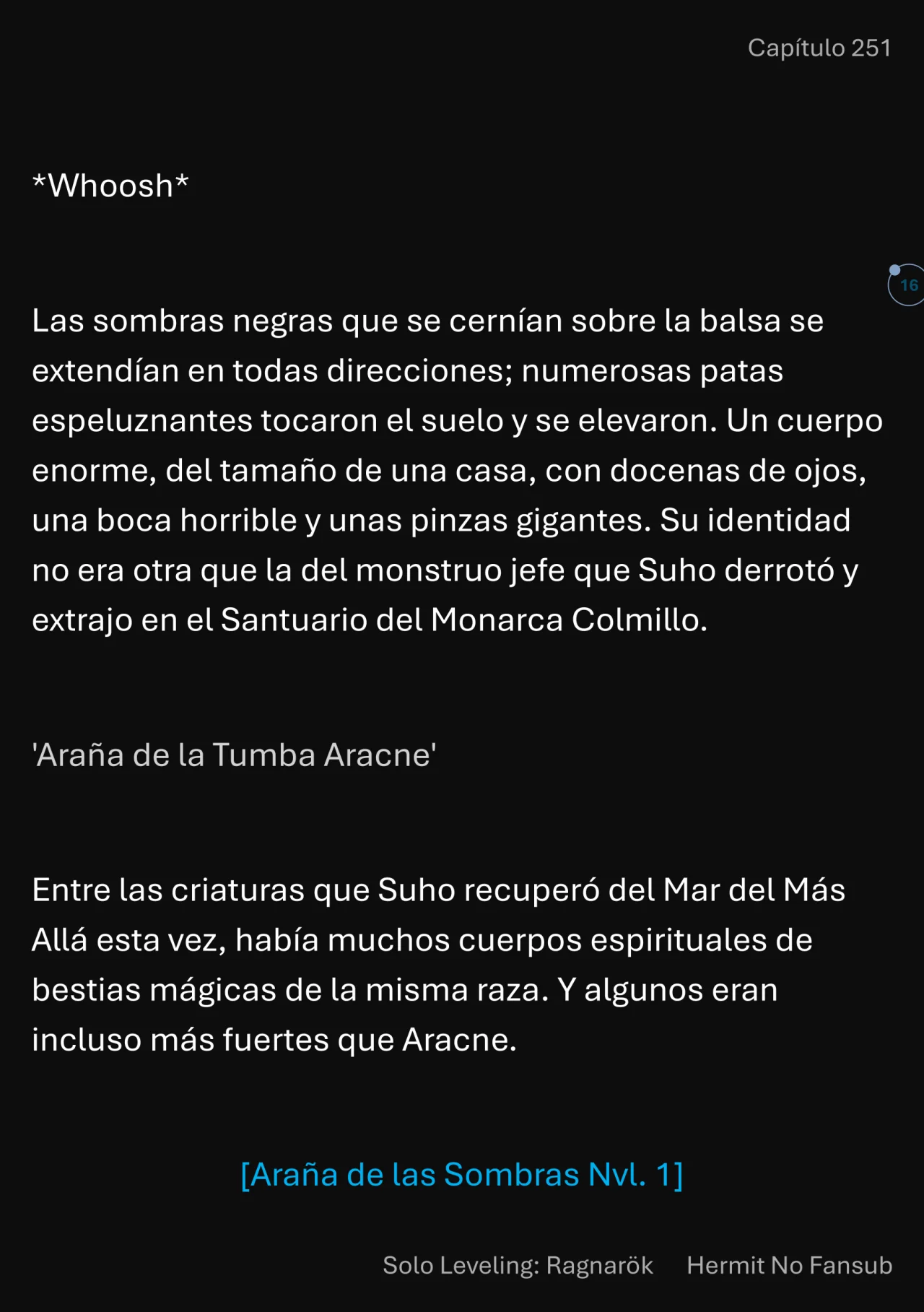 Página 17 del Manga