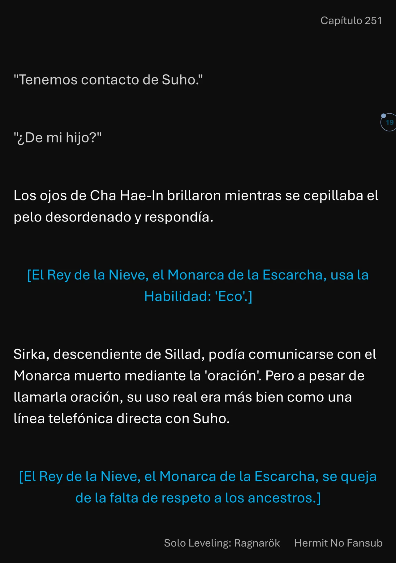 Página 20 del Manga