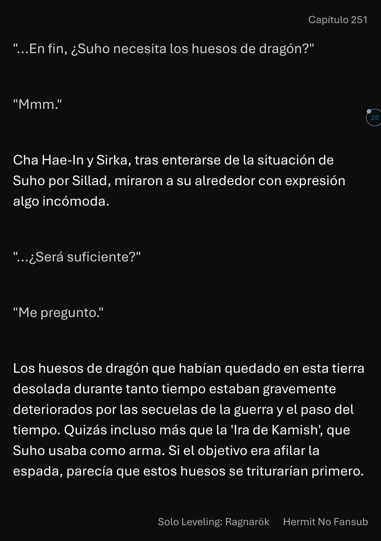 Página 21 del Manga