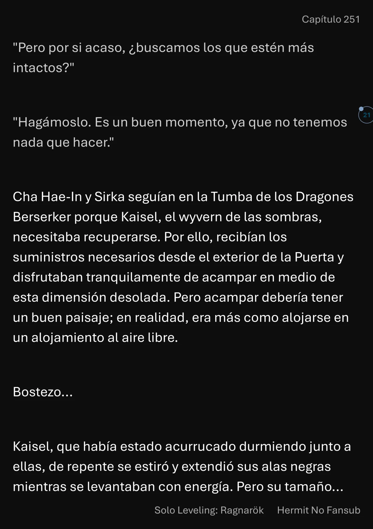 Página 22 del Manga