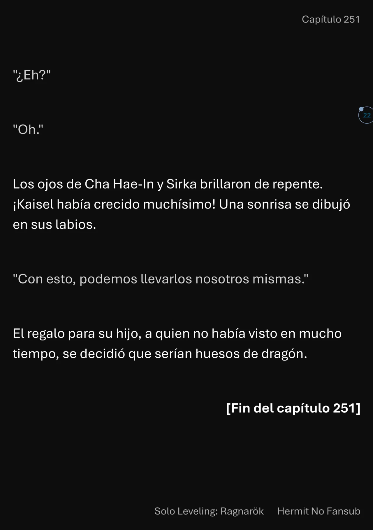 Página 23 del Manga