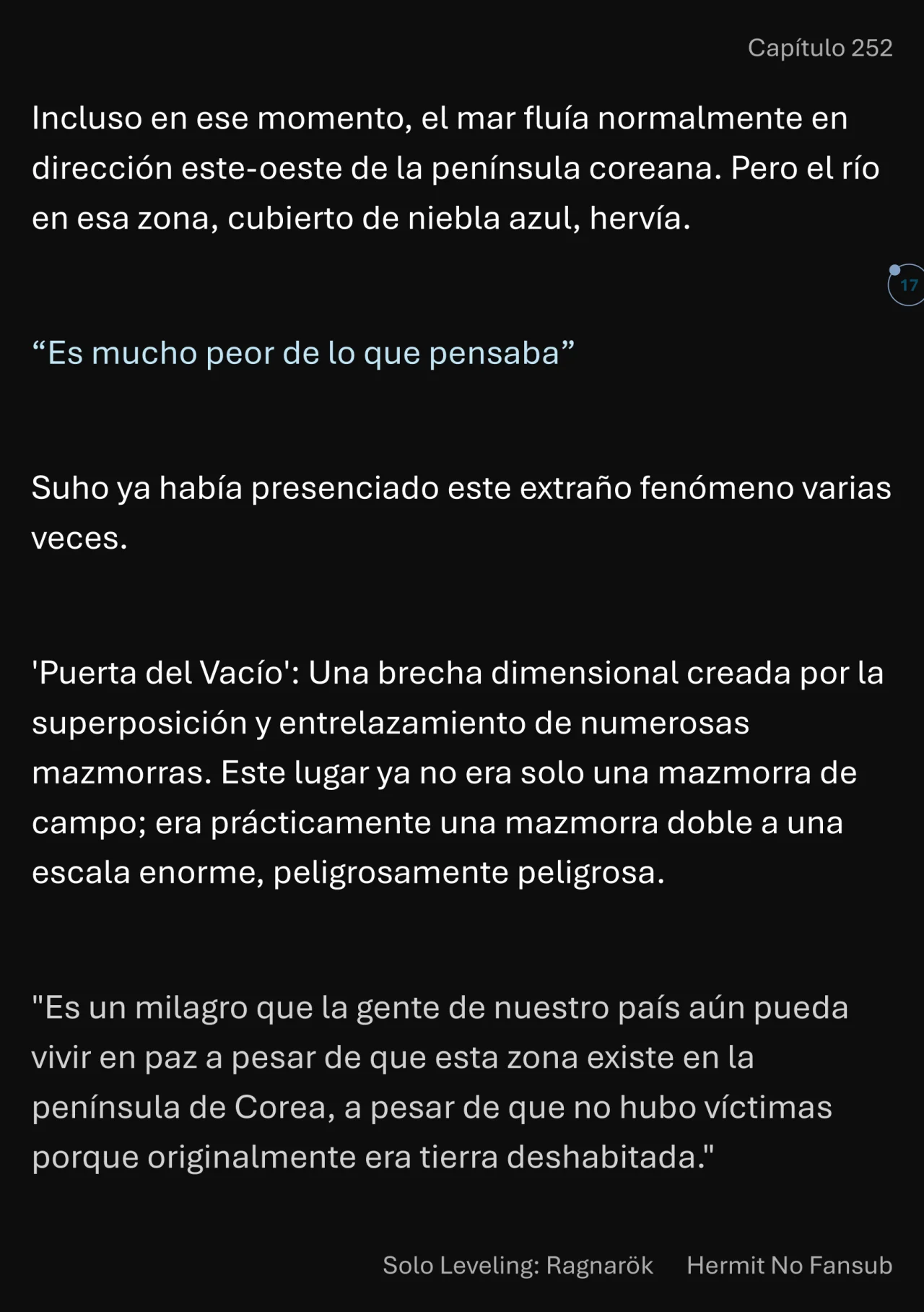 Página 18 del Manga