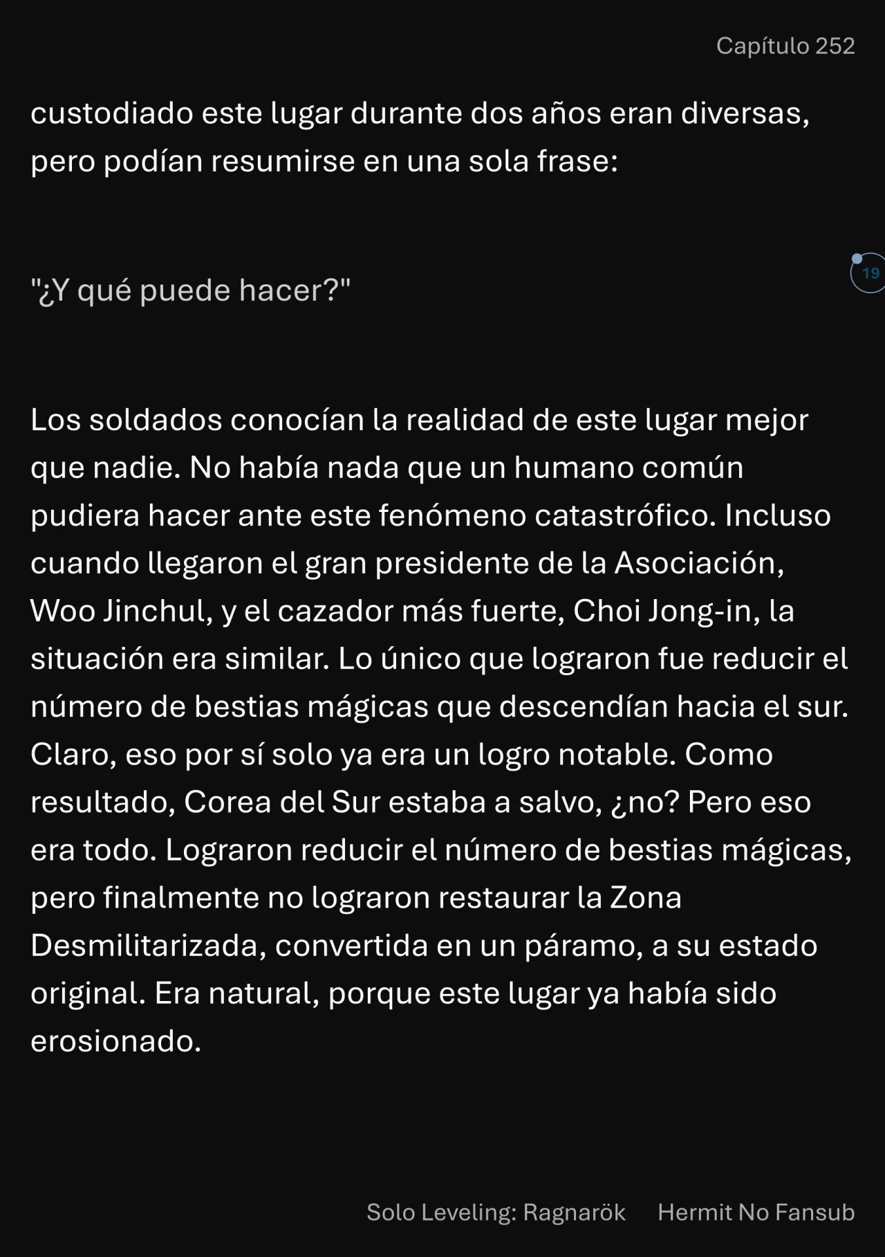 Página 20 del Manga