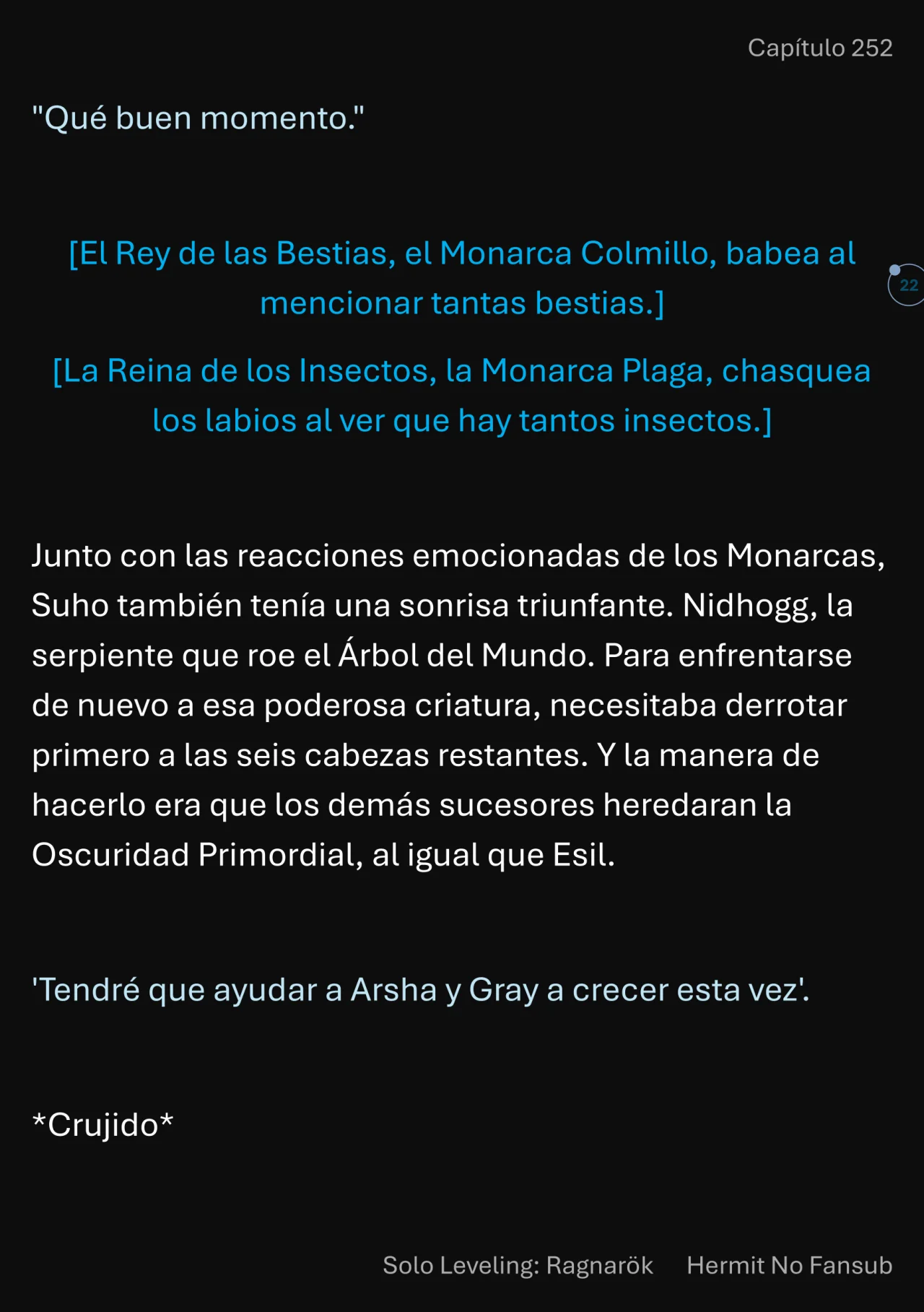 Página 23 del Manga