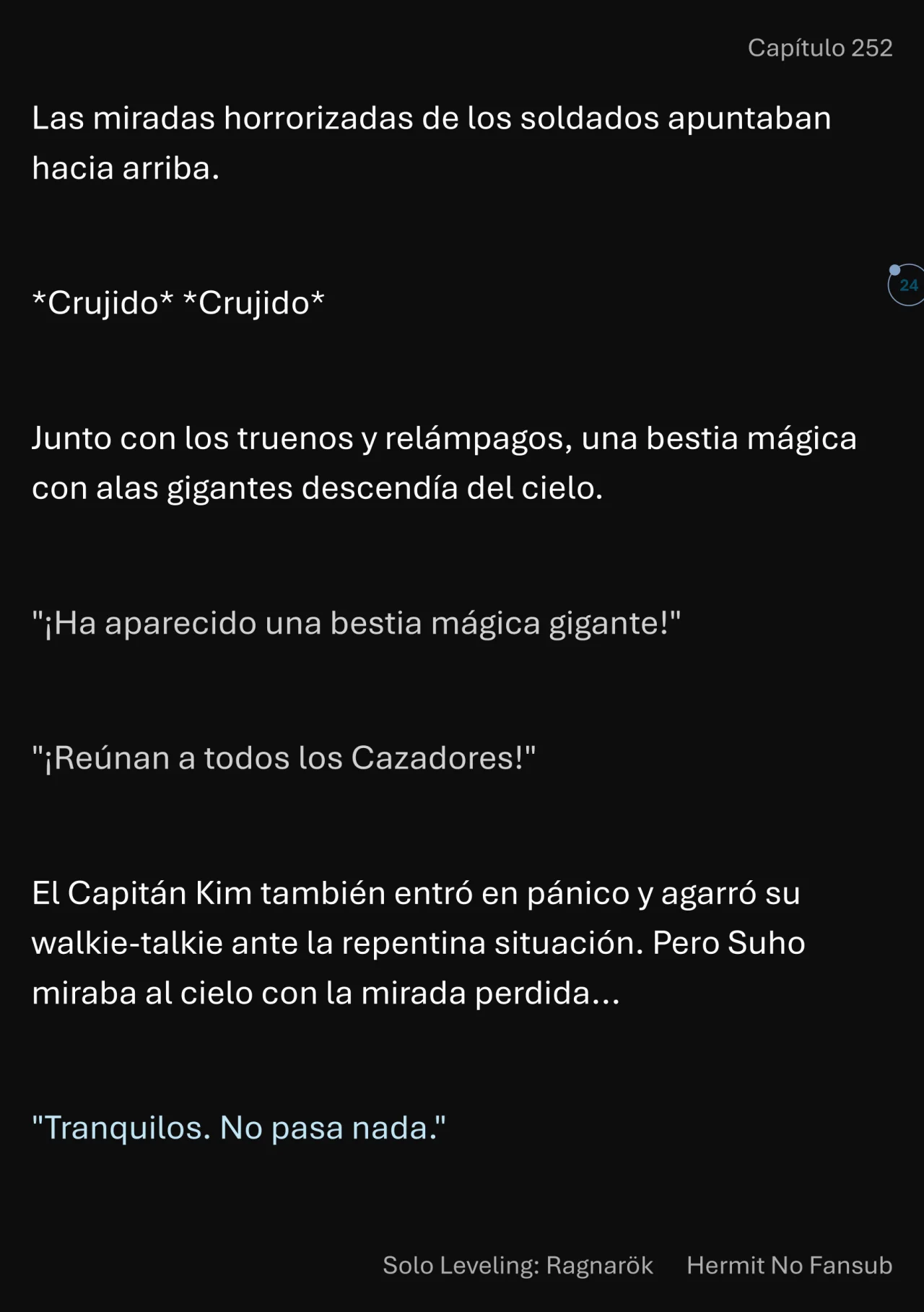 Página 25 del Manga