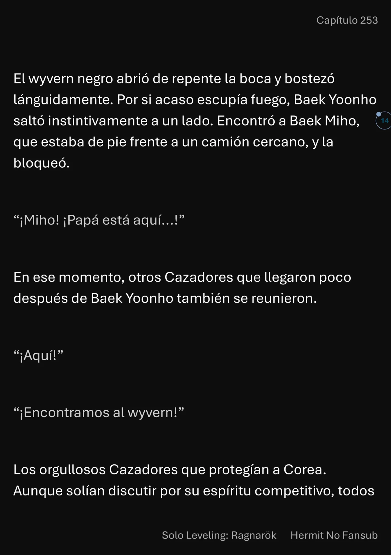 Página 15 del Manga