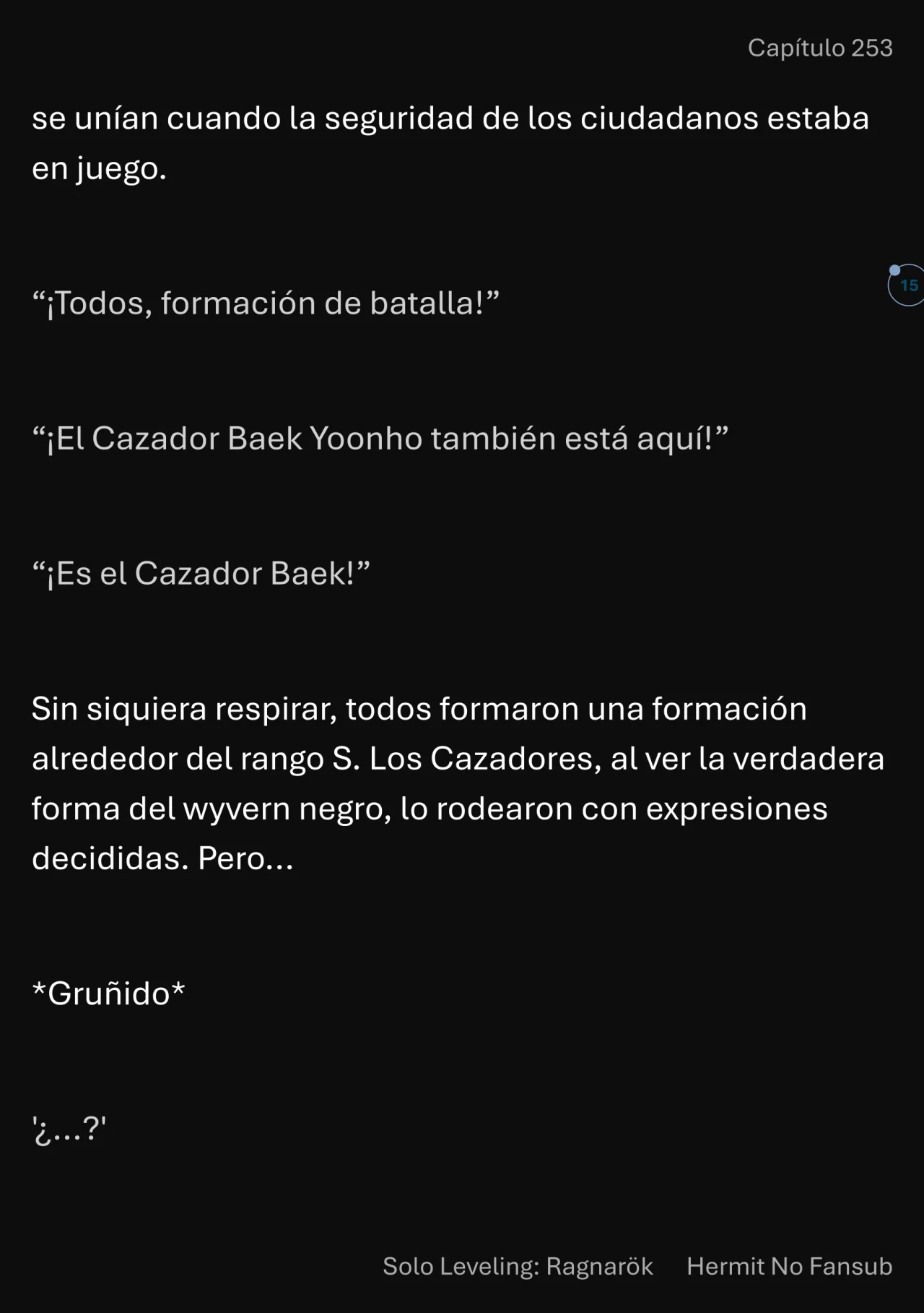 Página 16 del Manga