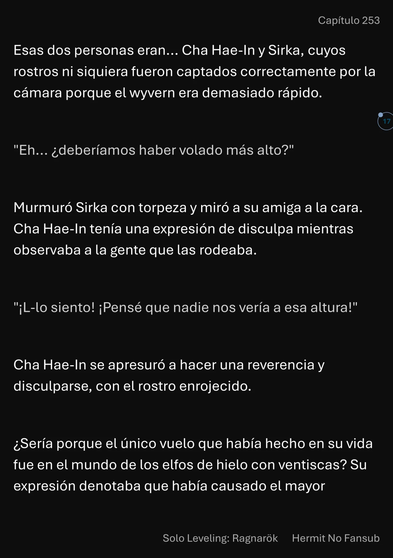 Página 18 del Manga