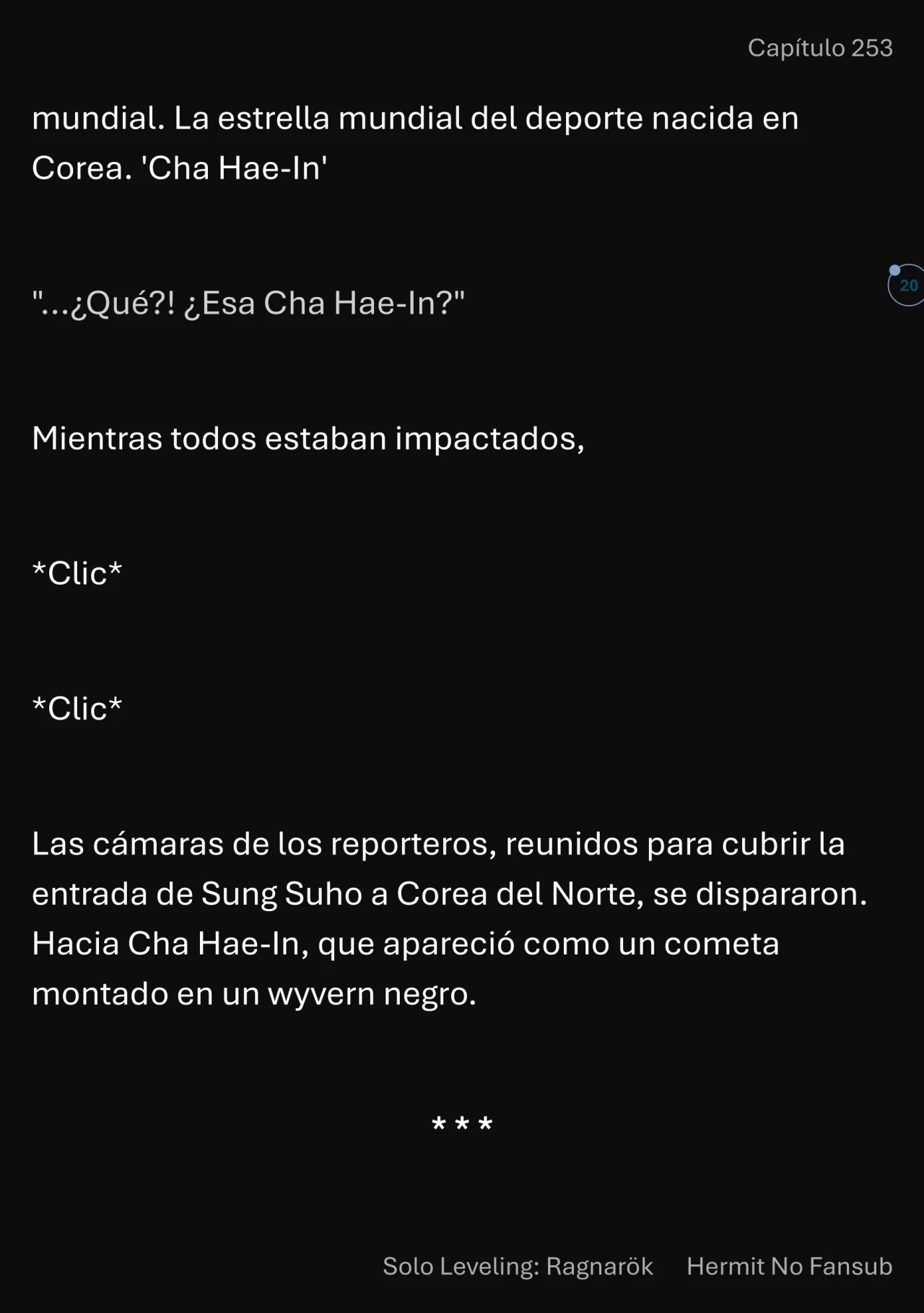 Página 21 del Manga