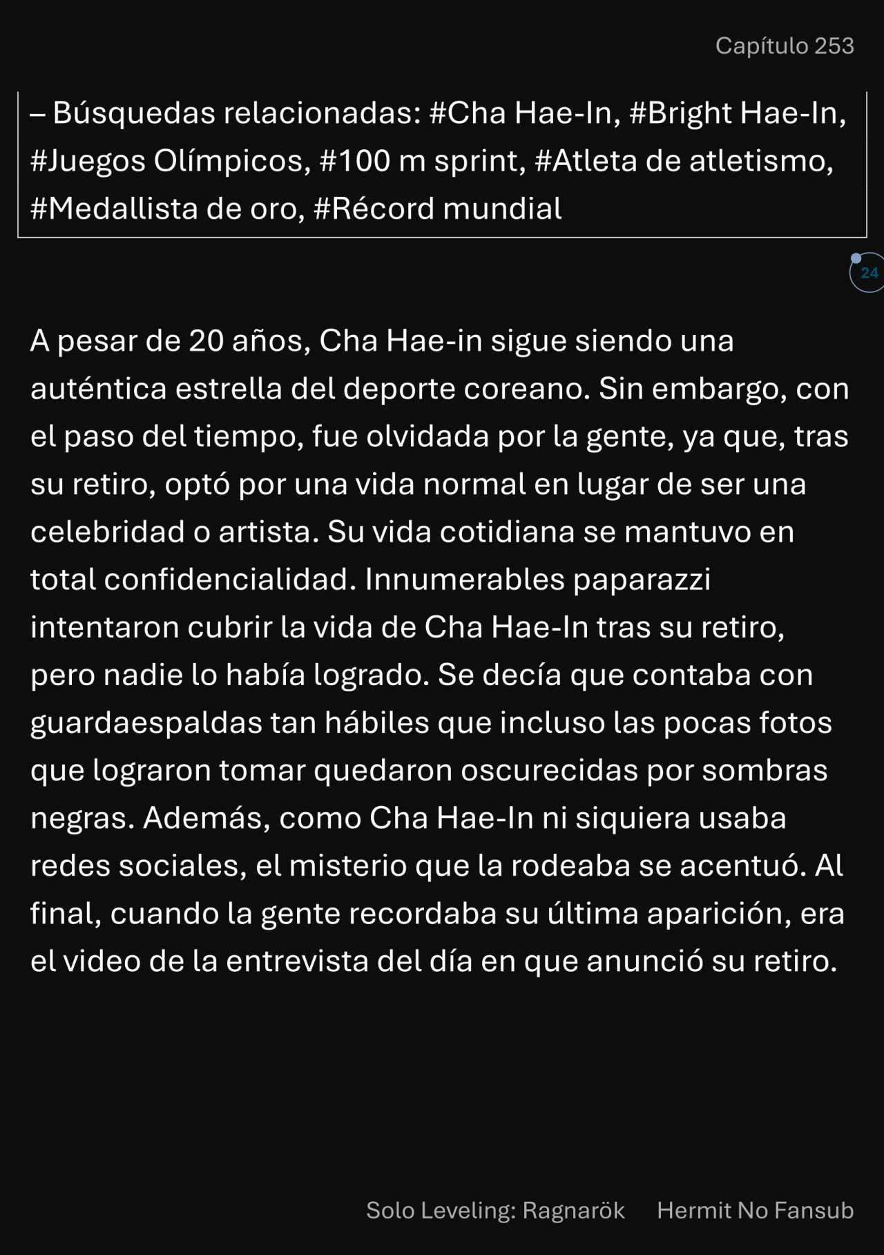 Página 25 del Manga