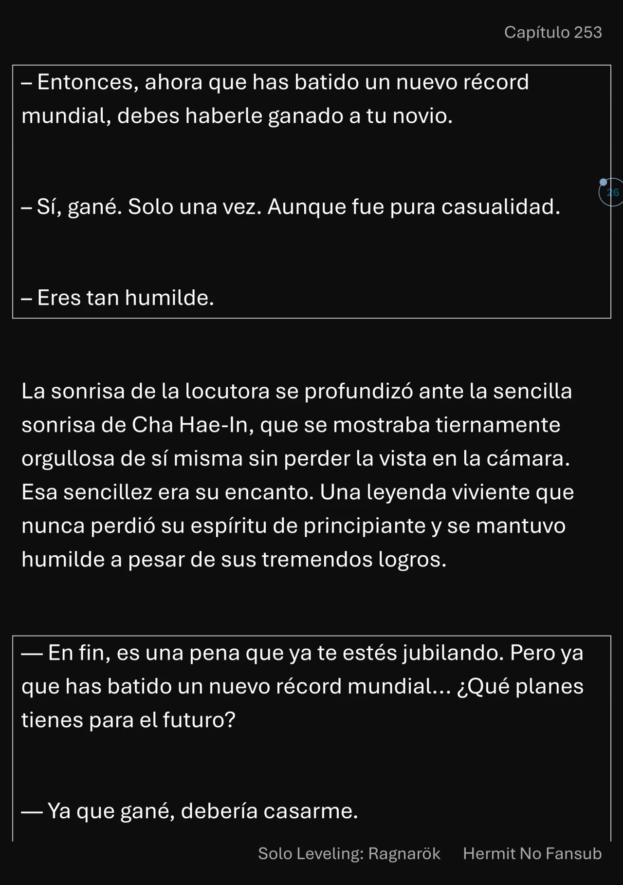 Página 27 del Manga