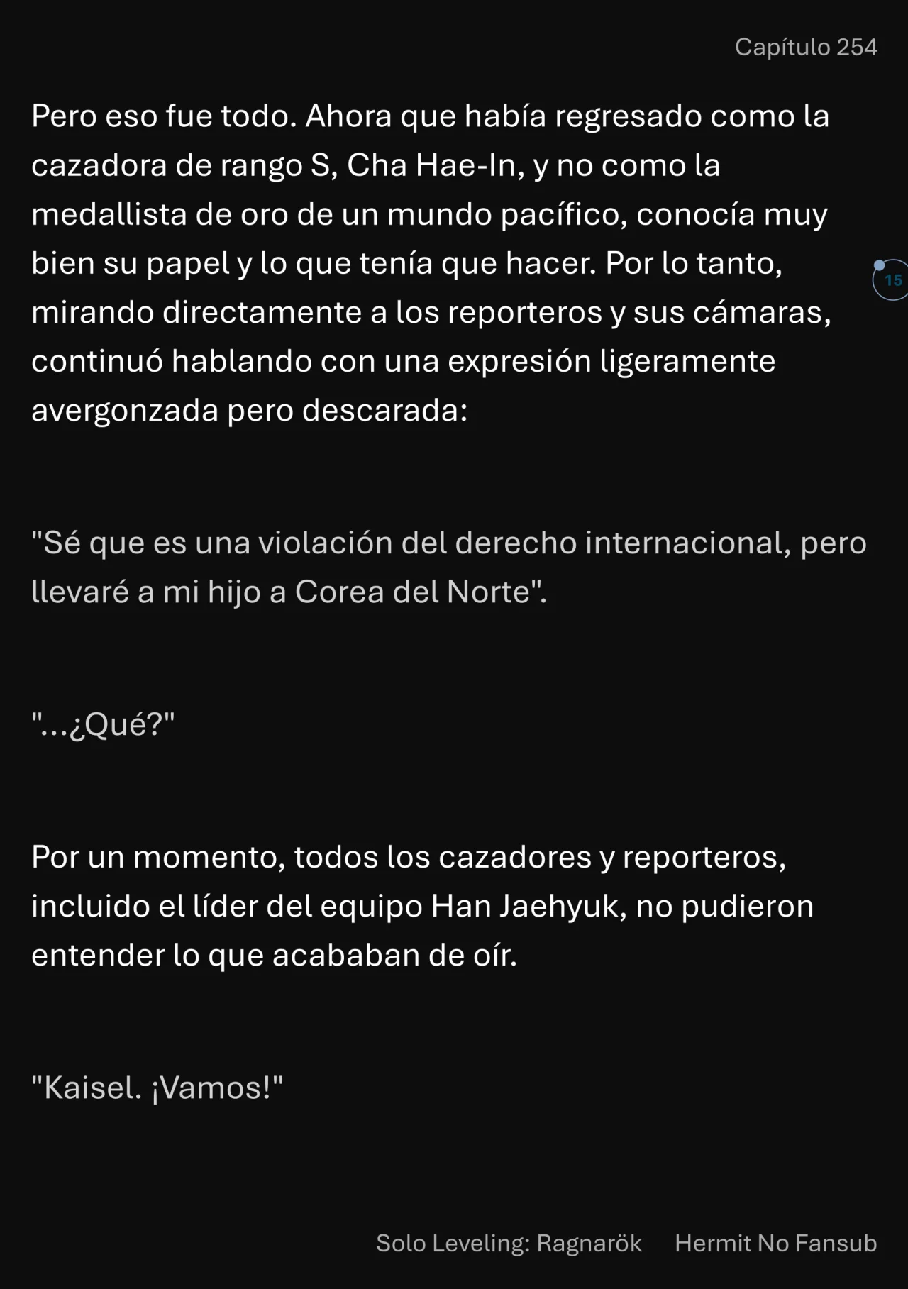 Página 16 del Manga