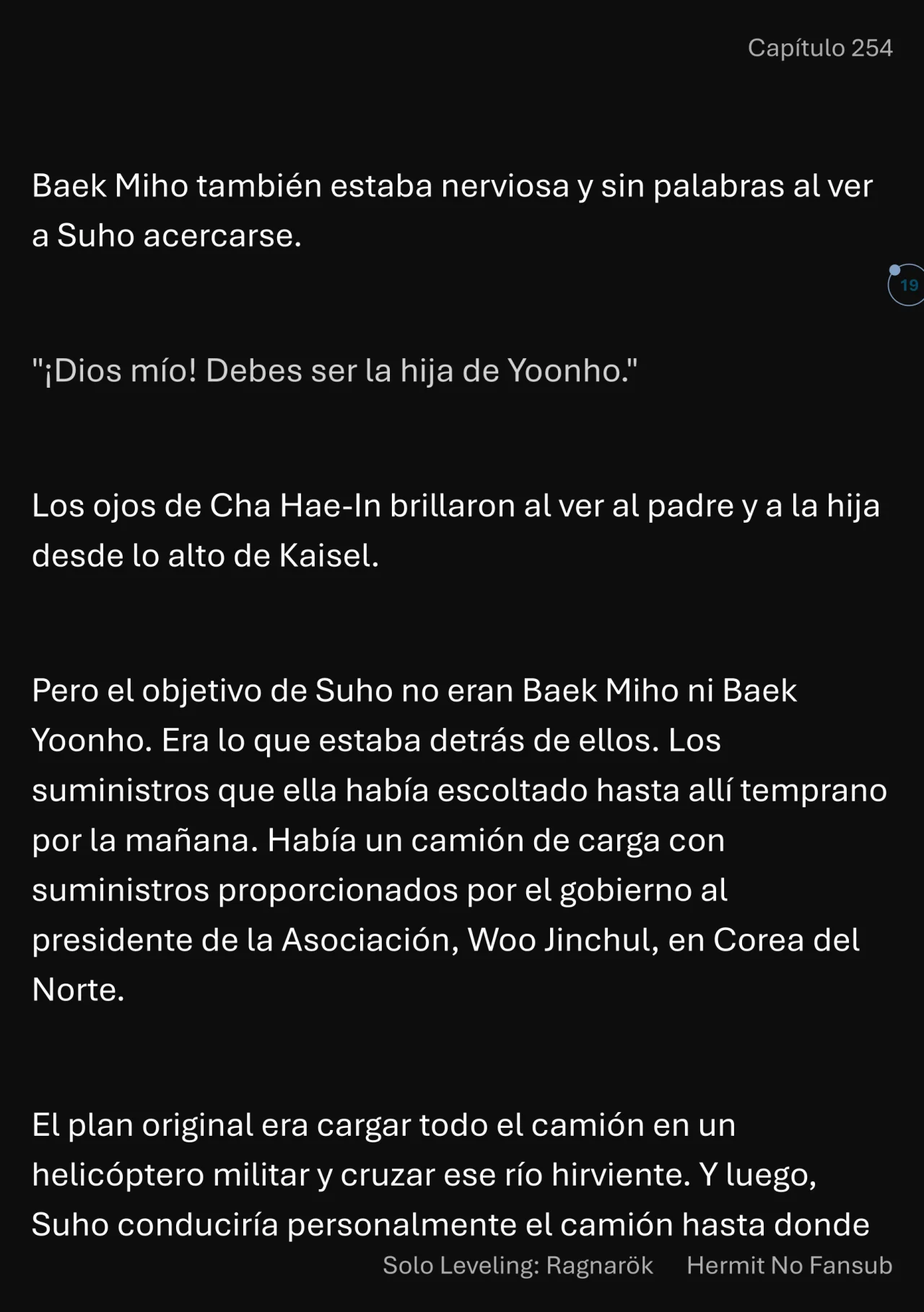 Página 20 del Manga