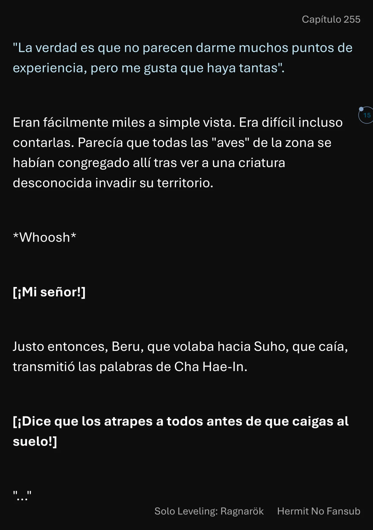 Página 16 del Manga