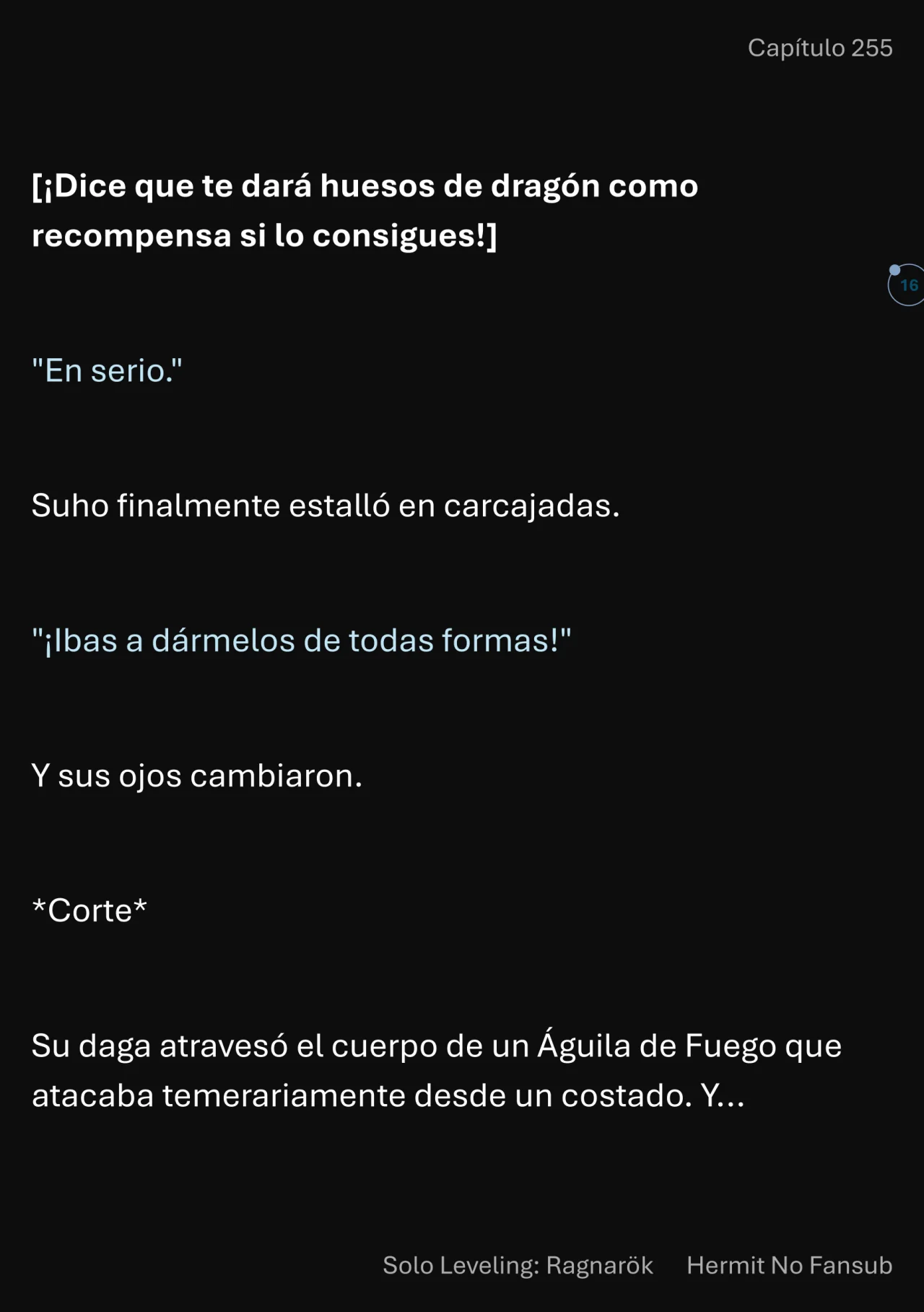 Página 17 del Manga