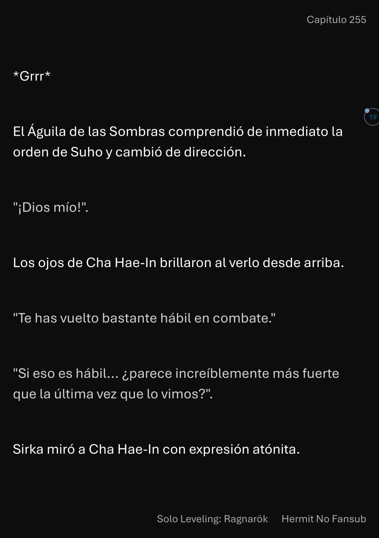 Página 20 del Manga