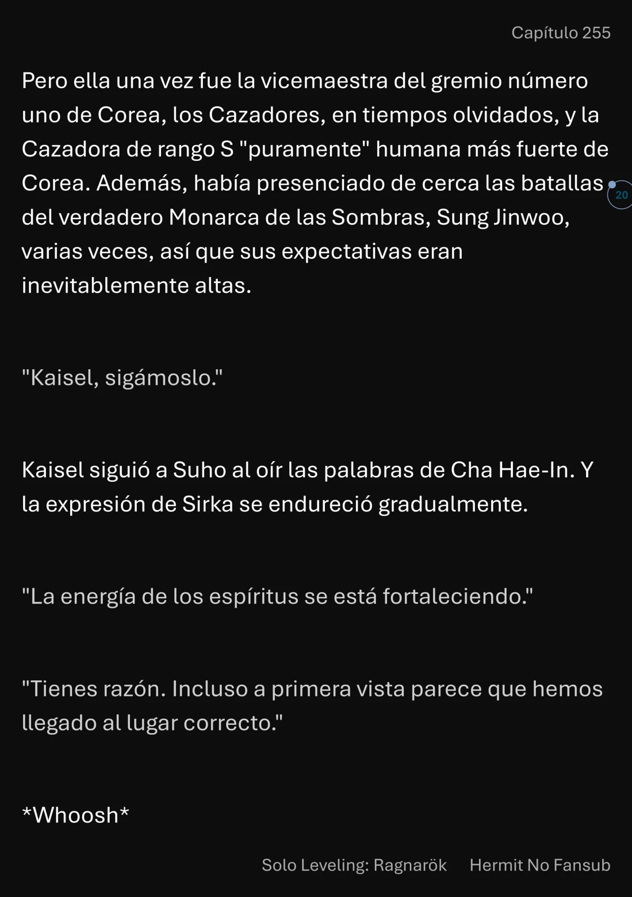 Página 21 del Manga