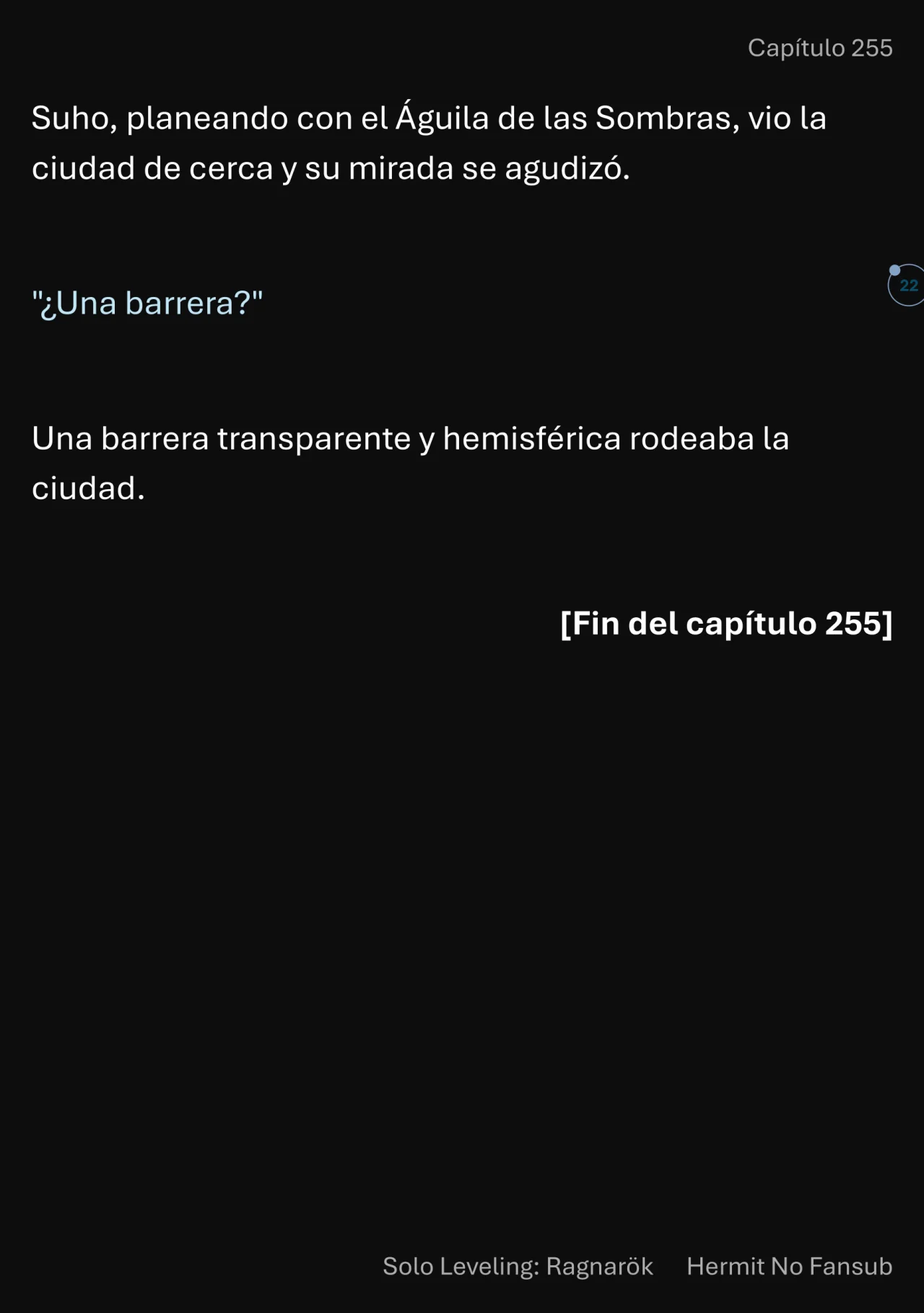 Página 23 del Manga