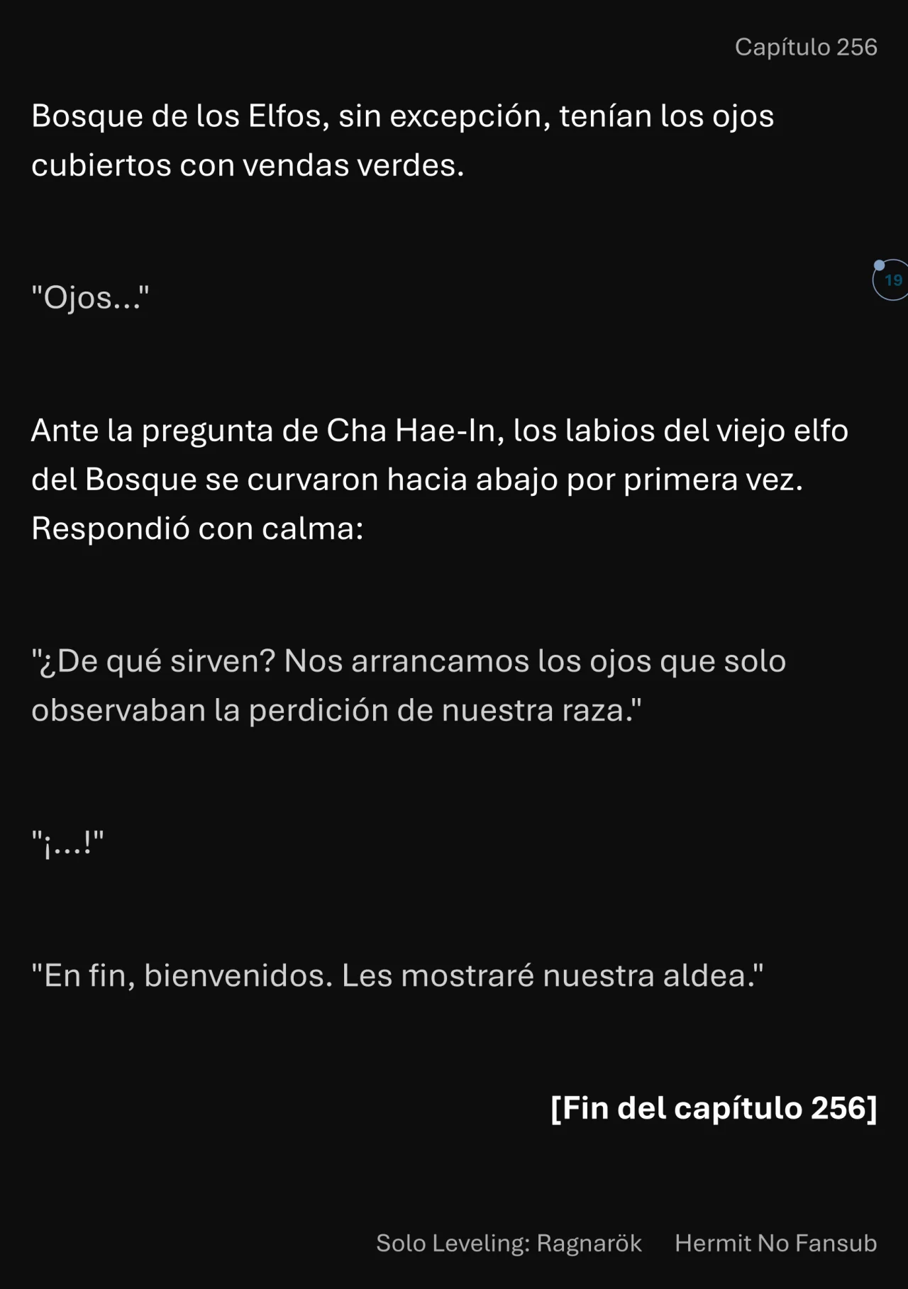 Página 20 del Manga