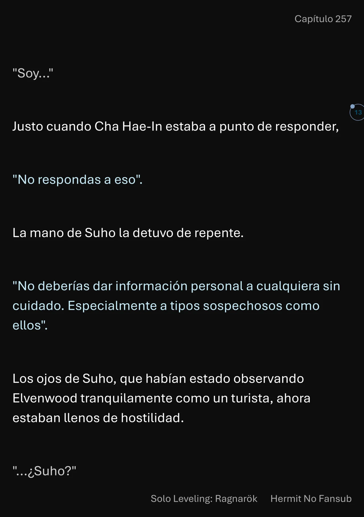 Página 14 del Manga