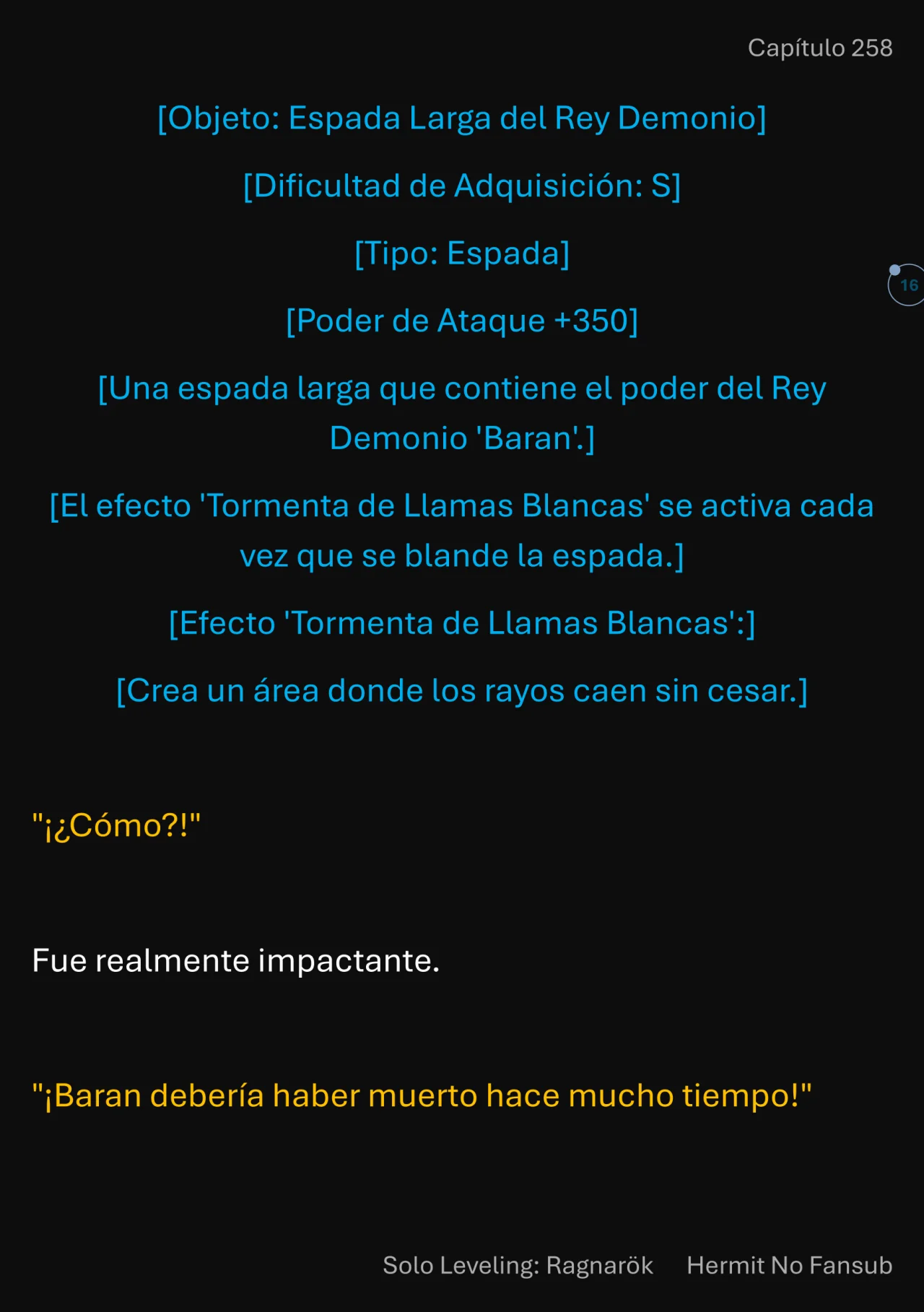 Página 17 del Manga