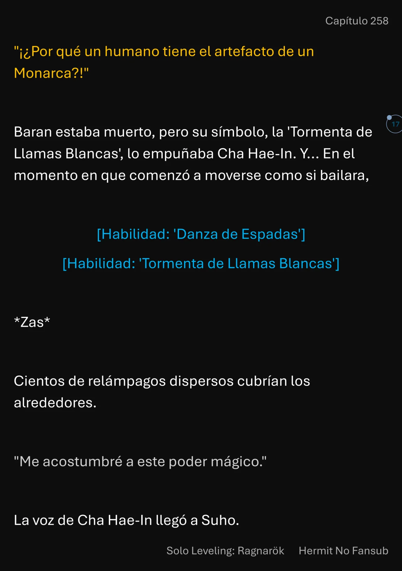 Página 18 del Manga