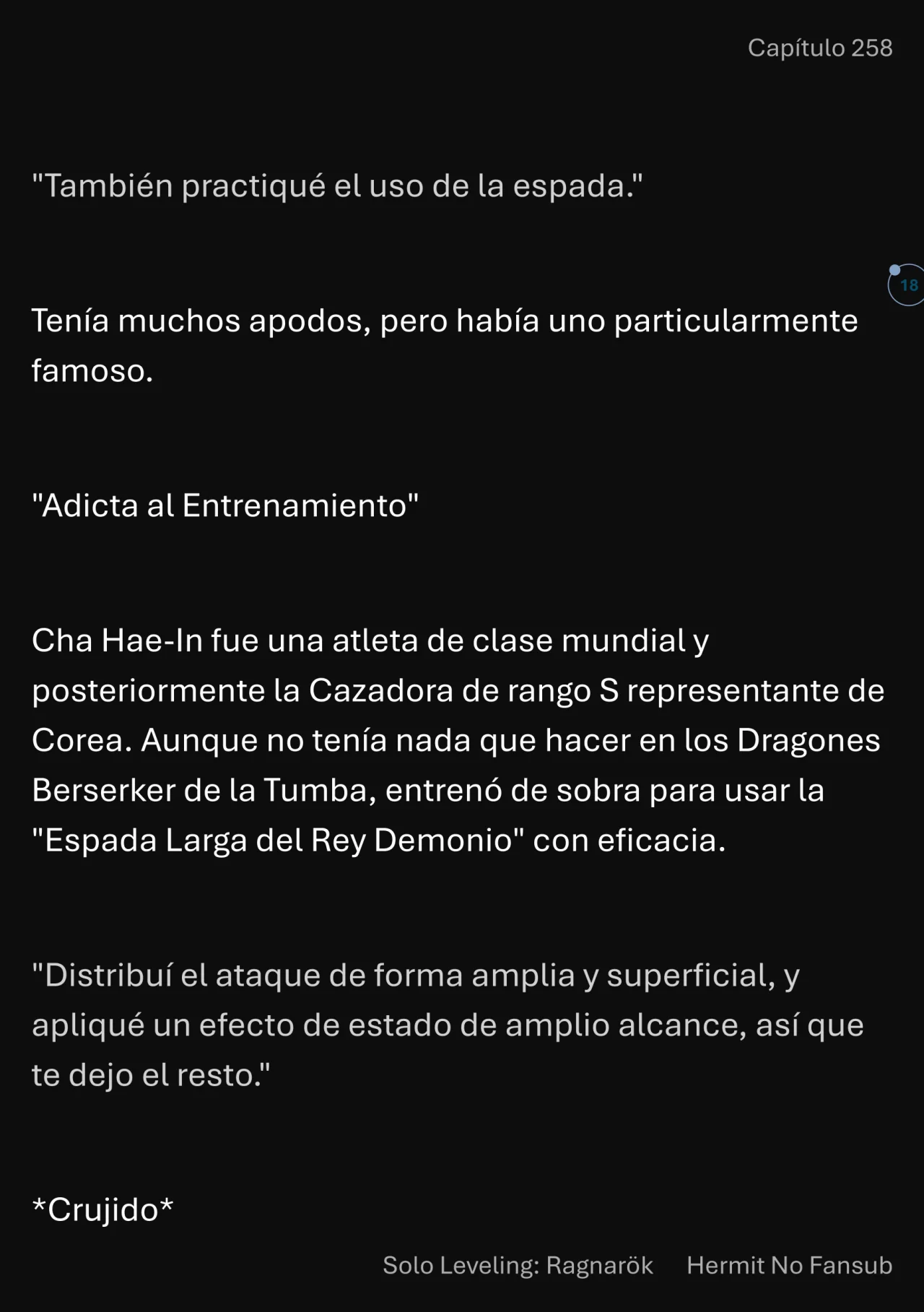 Página 19 del Manga