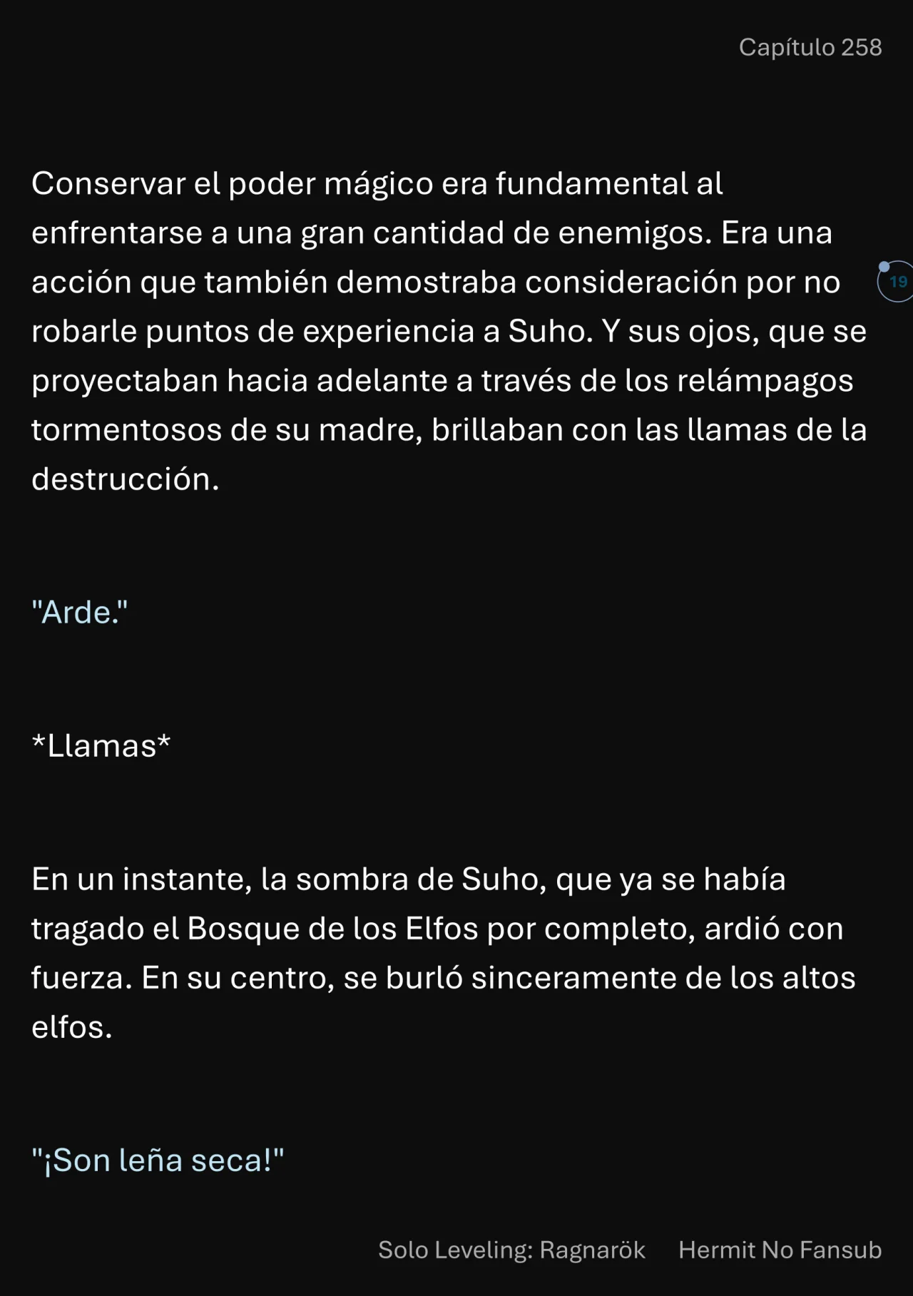 Página 20 del Manga