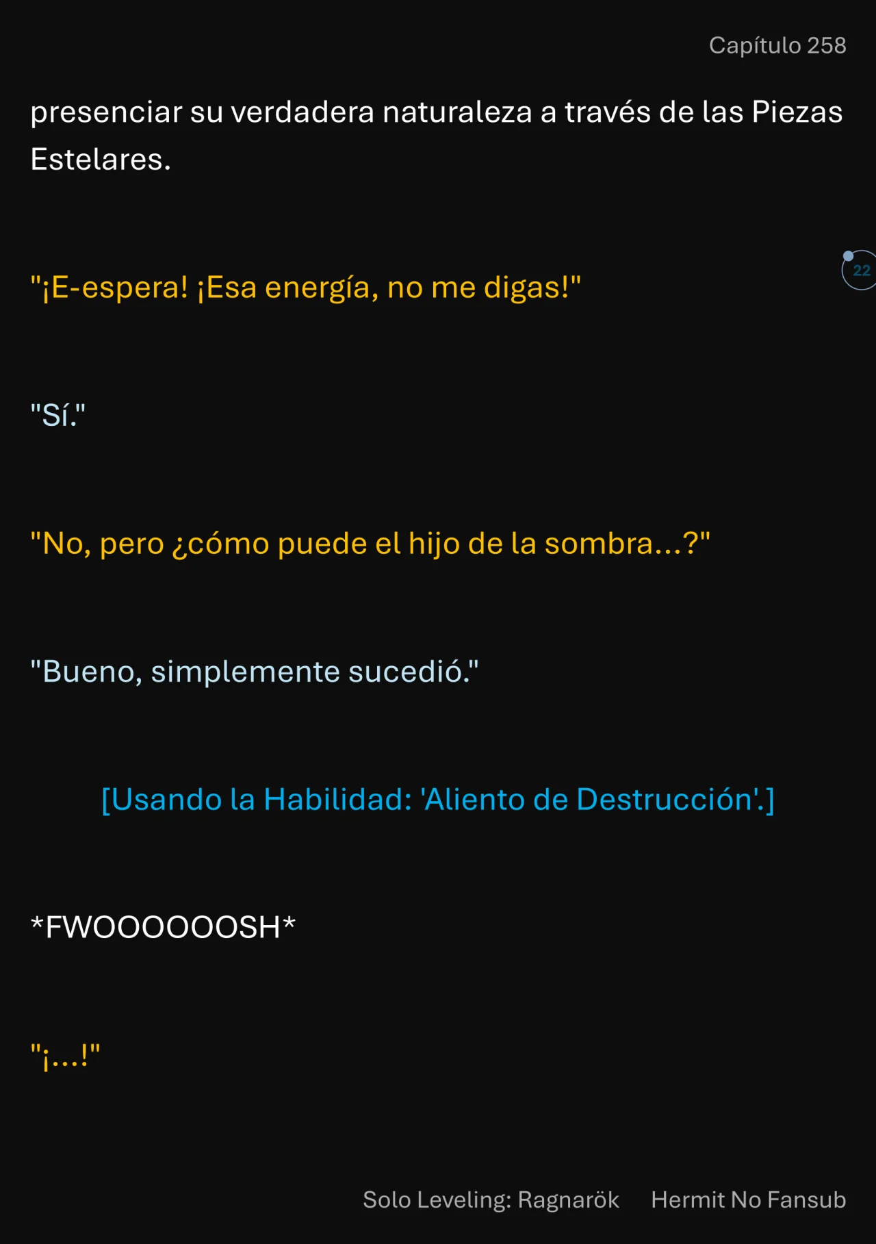 Página 23 del Manga