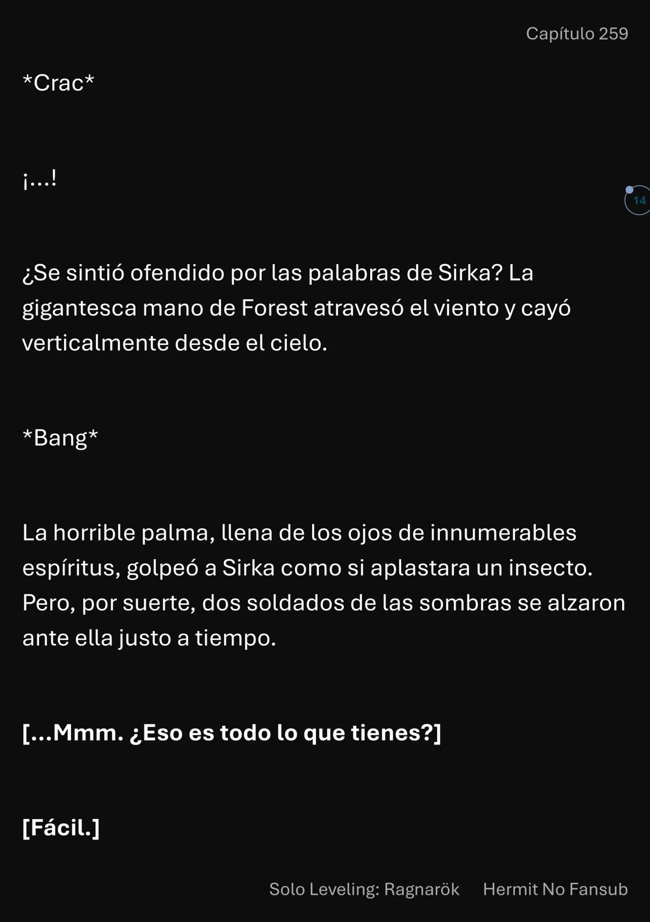 Página 15 del Manga