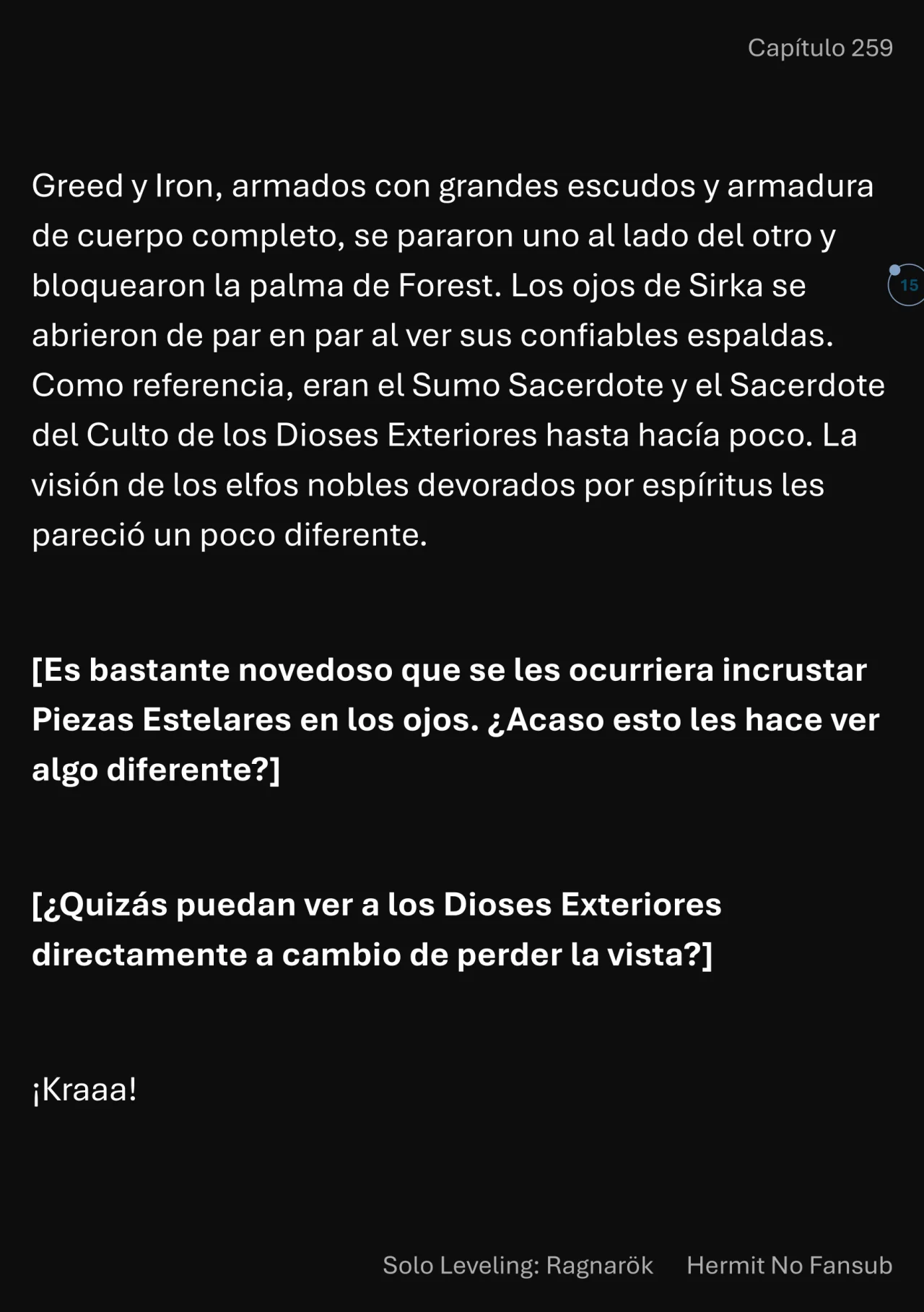 Página 16 del Manga