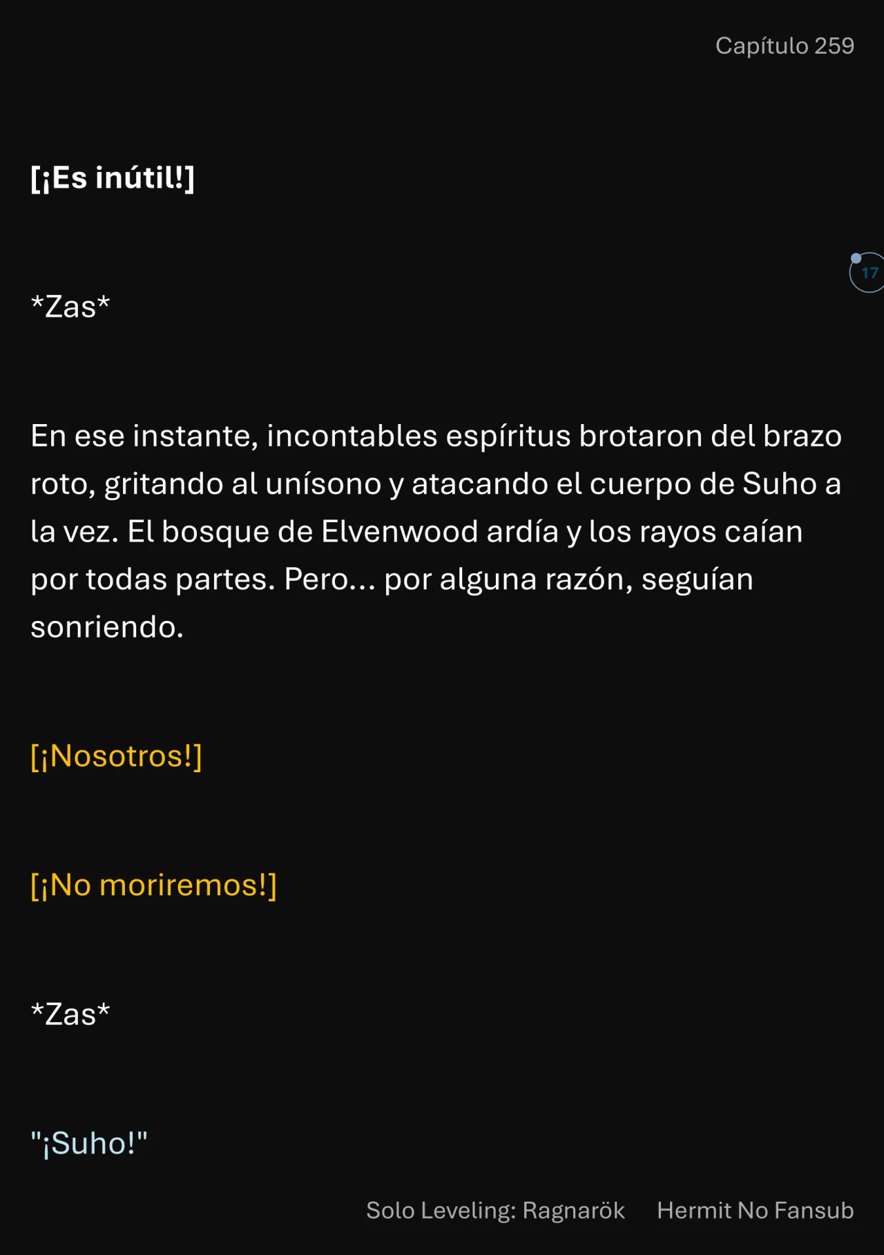 Página 18 del Manga