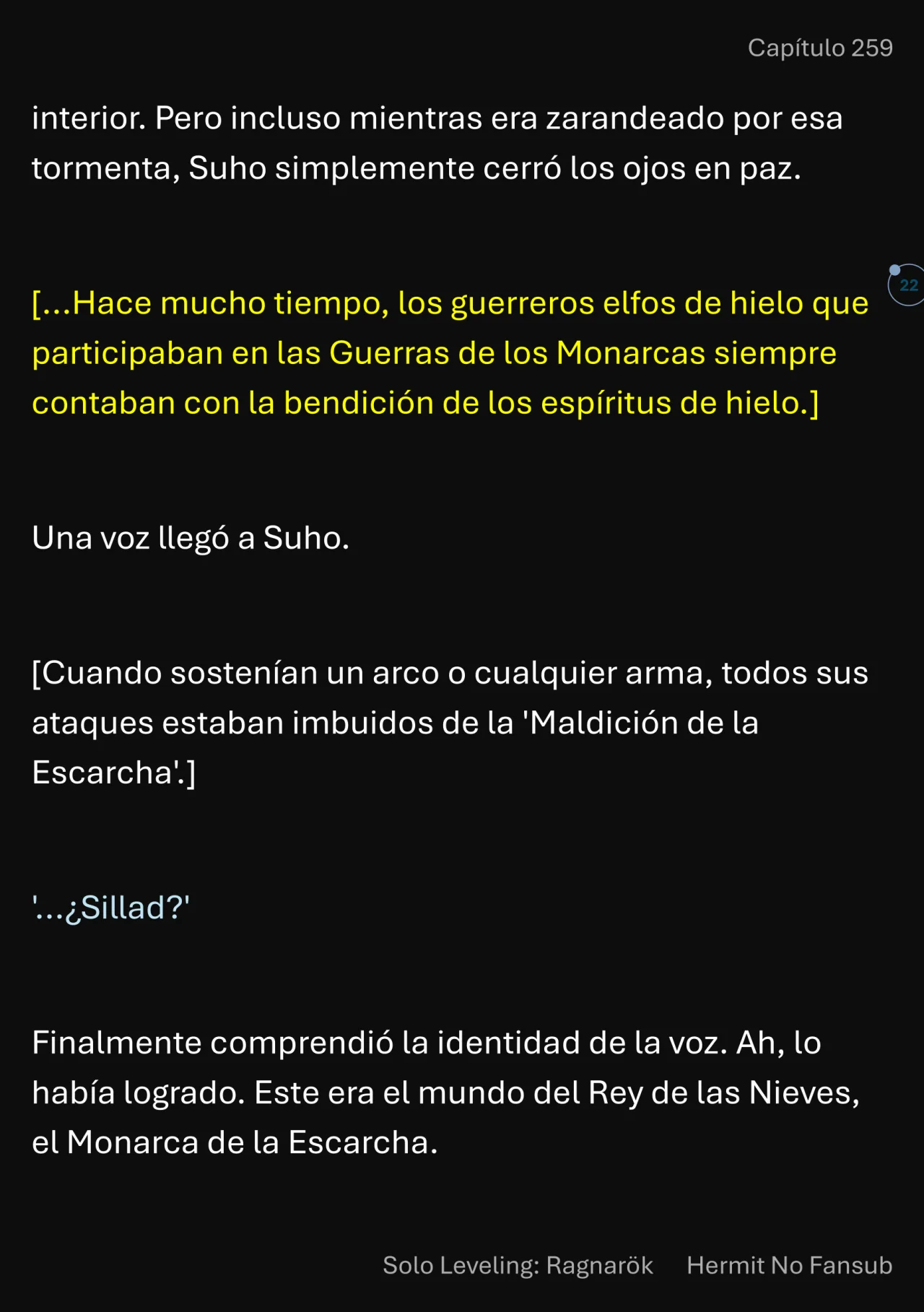 Página 23 del Manga