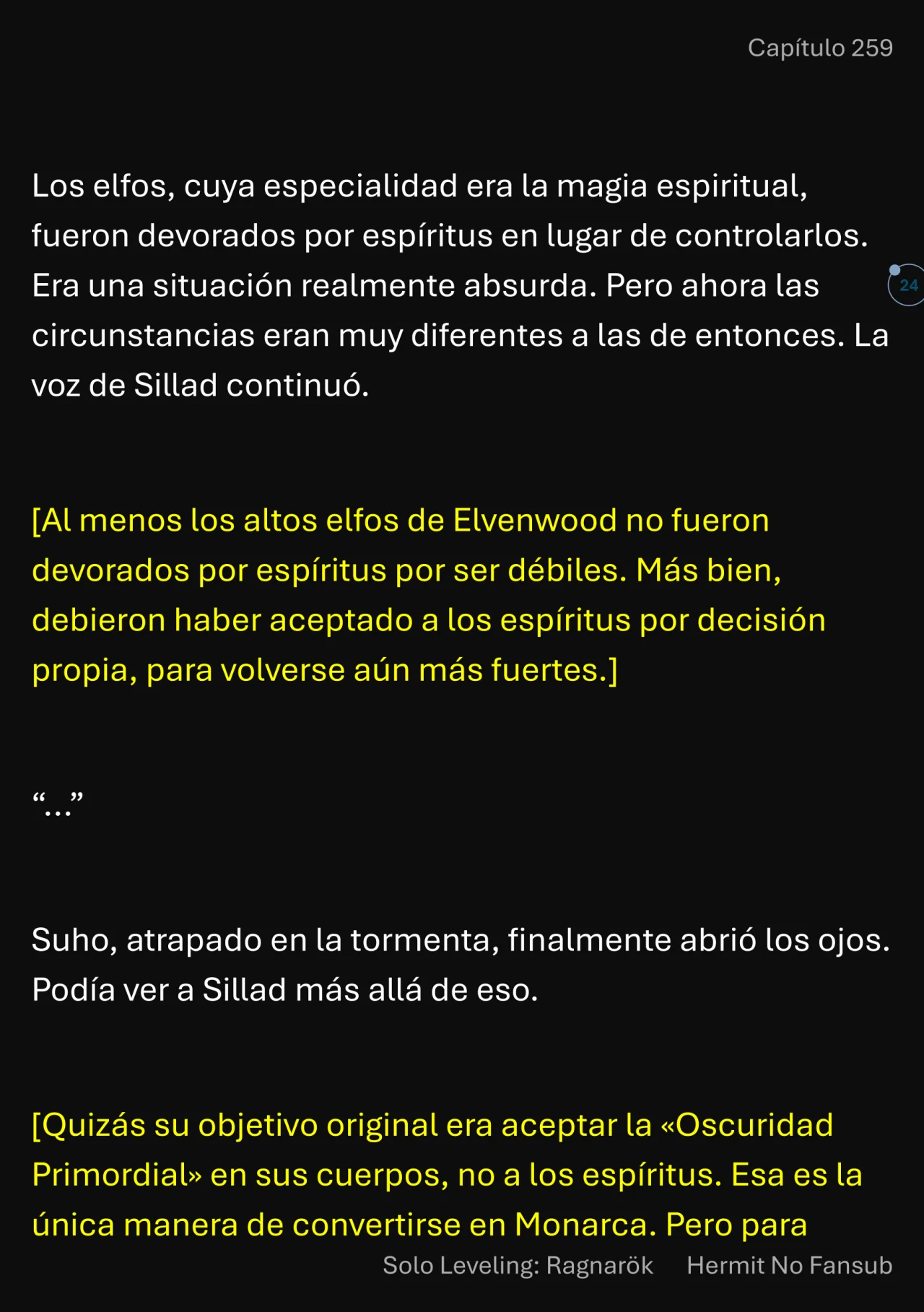 Página 25 del Manga