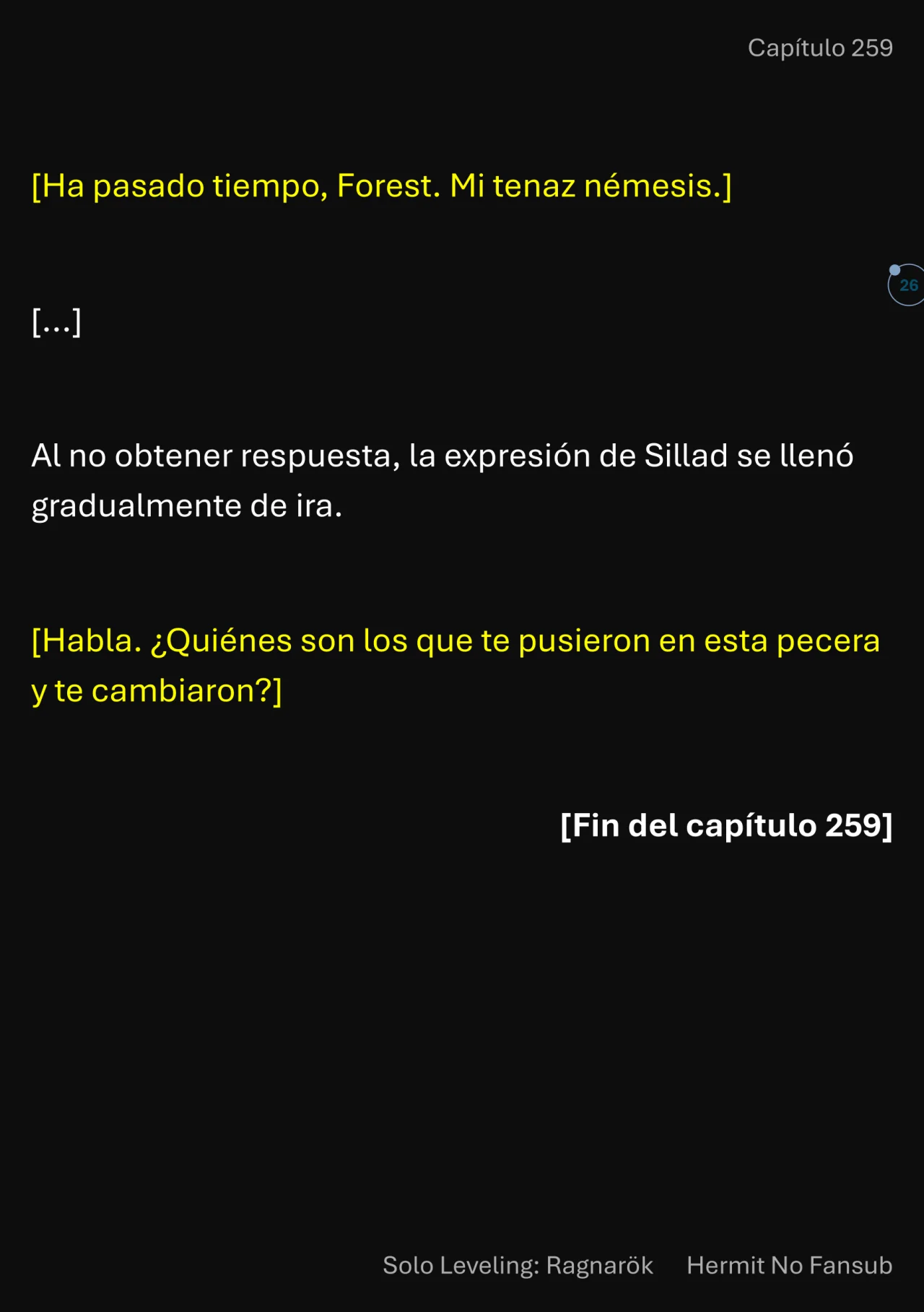 Página 27 del Manga