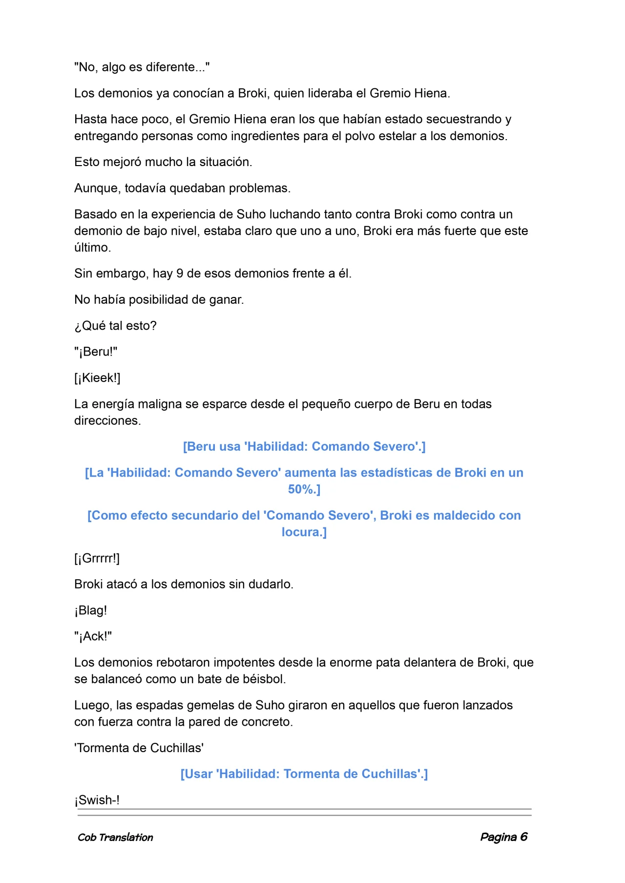 Página 6 del Manga