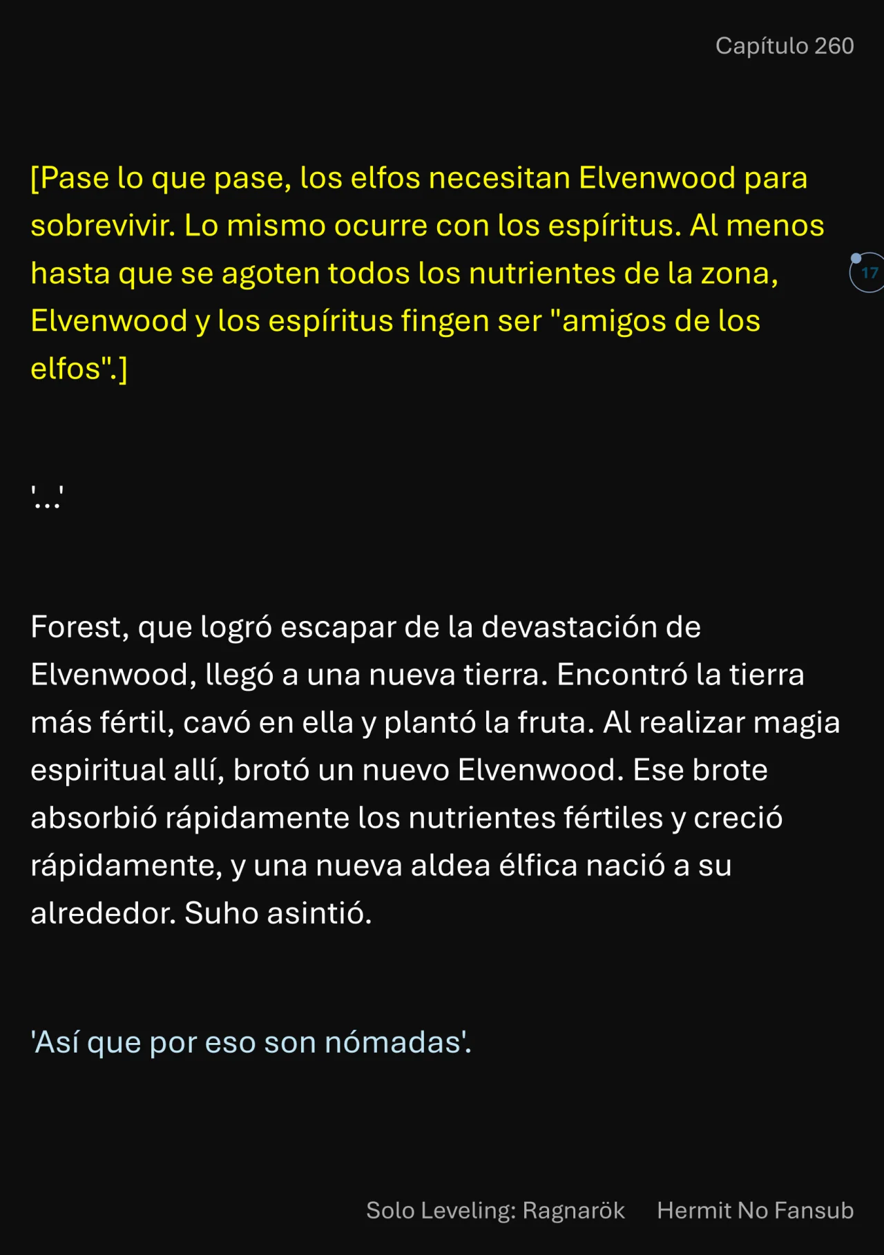 Página 18 del Manga