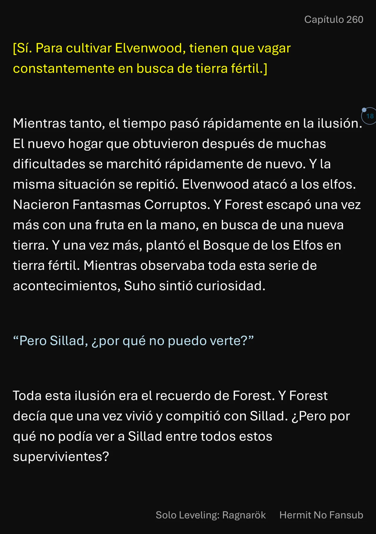 Página 19 del Manga