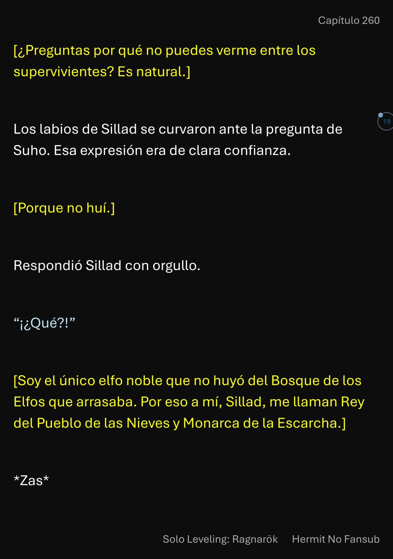 Página 20 del Manga