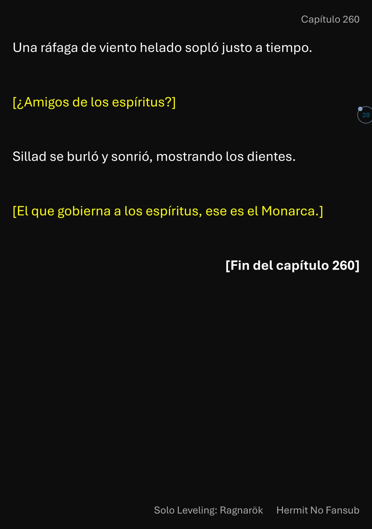 Página 21 del Manga