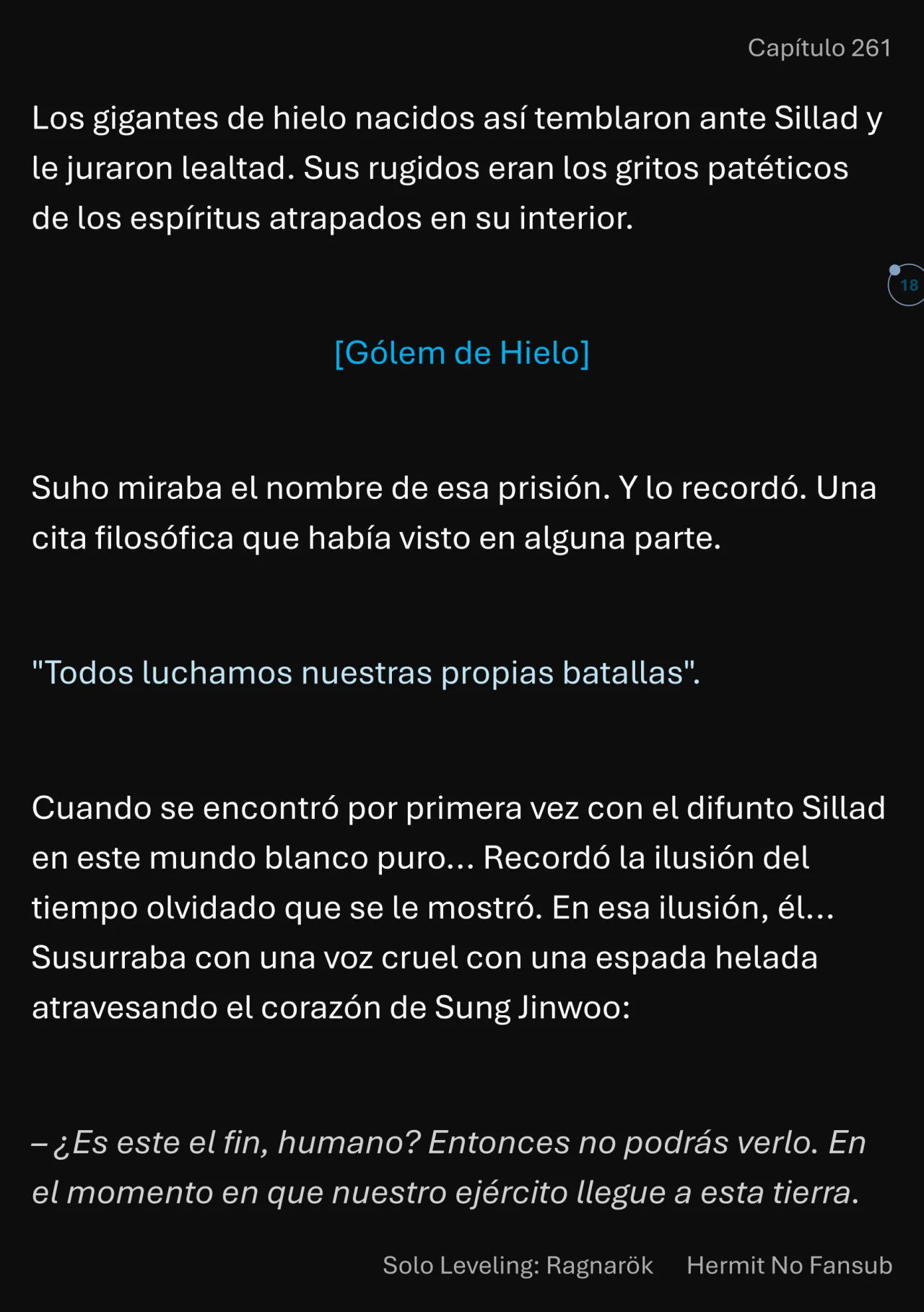 Página 19 del Manga