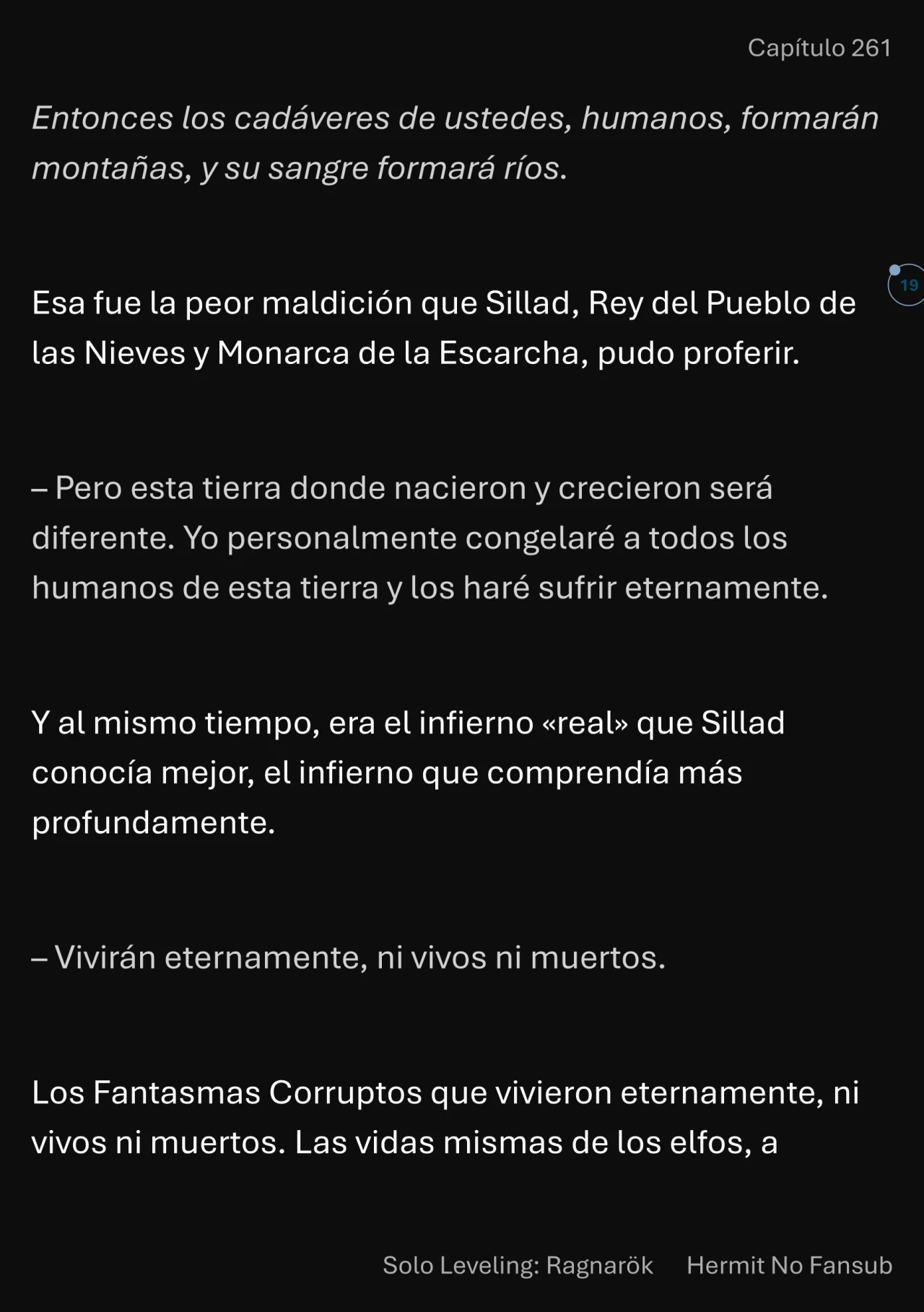 Página 20 del Manga