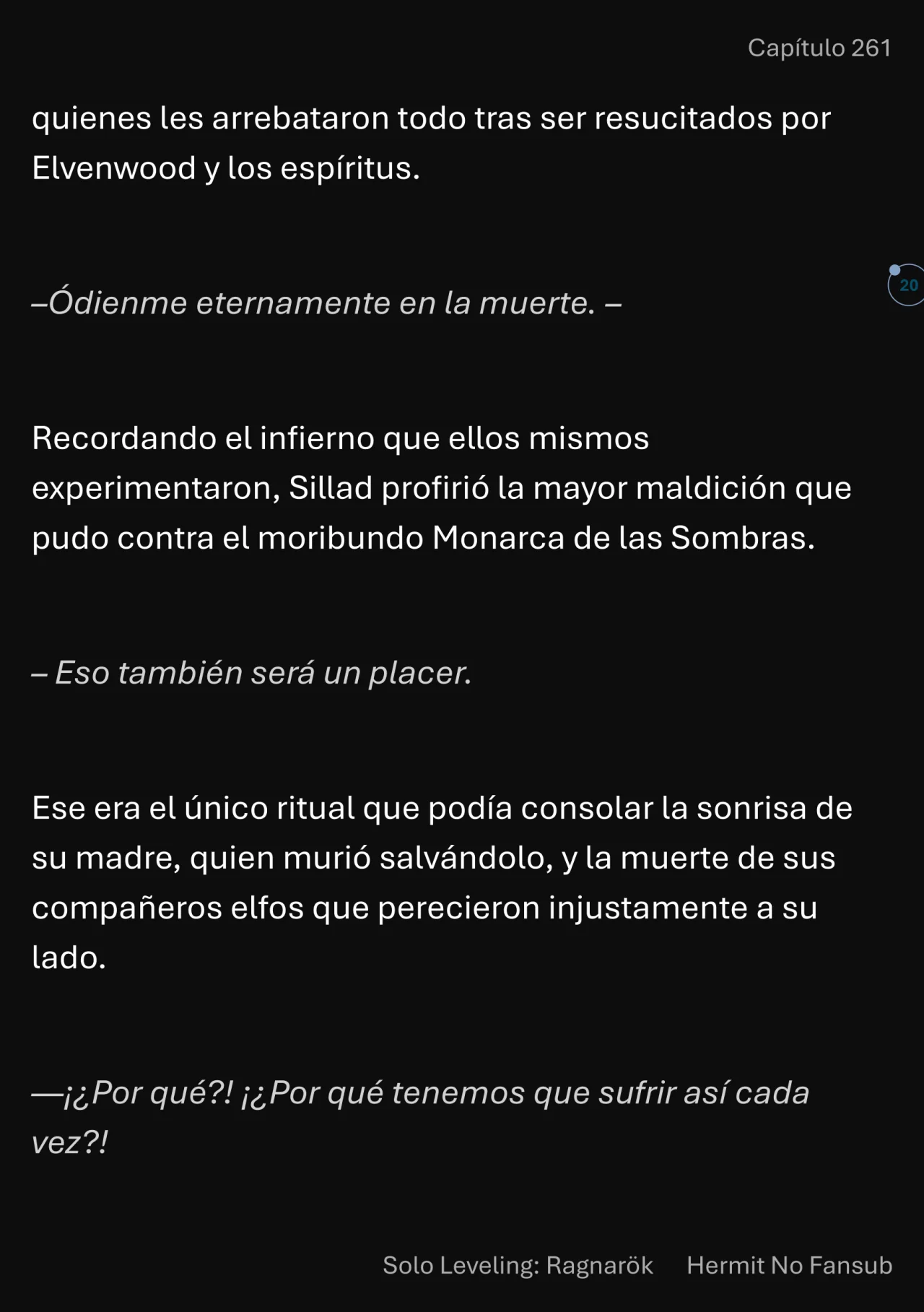 Página 21 del Manga