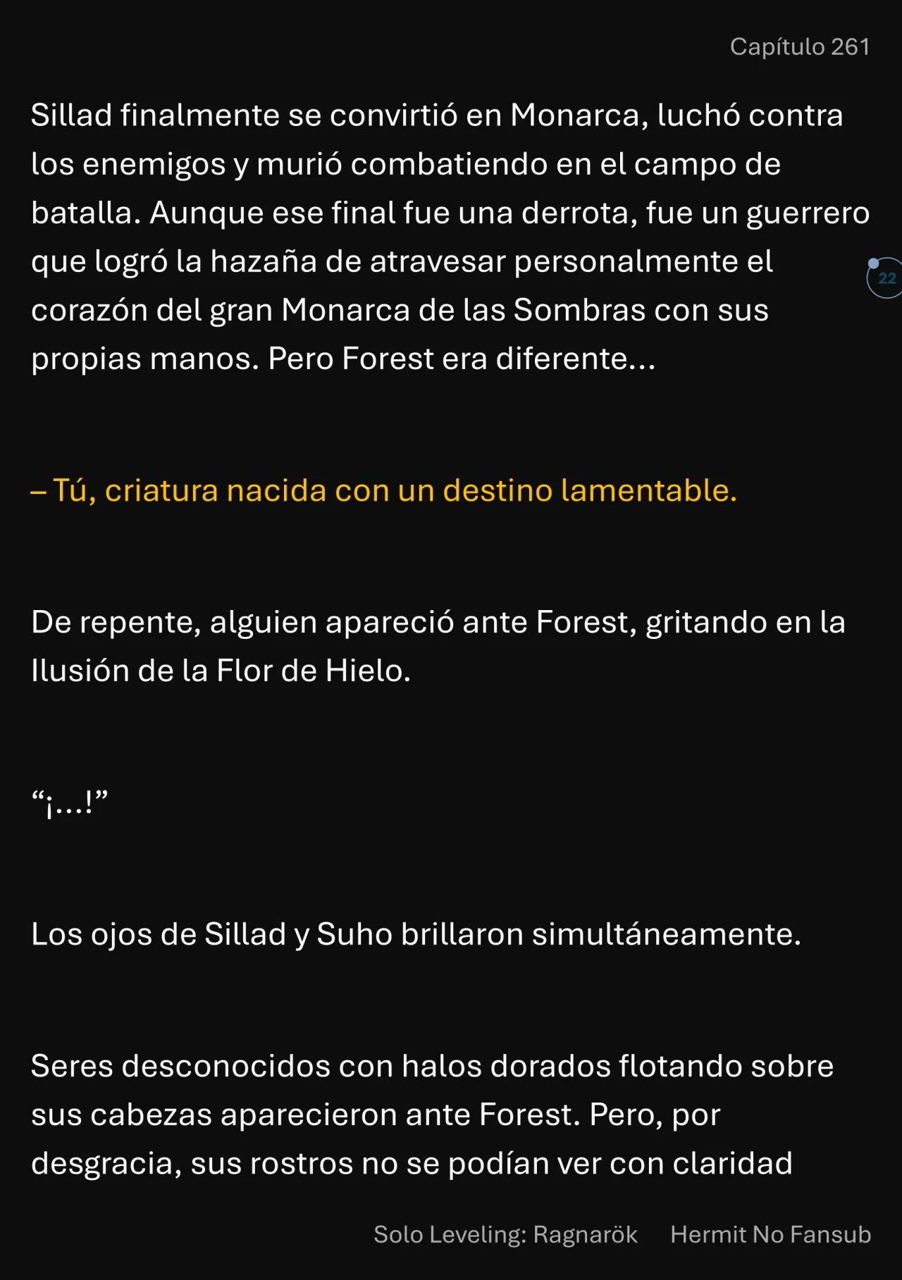 Página 23 del Manga