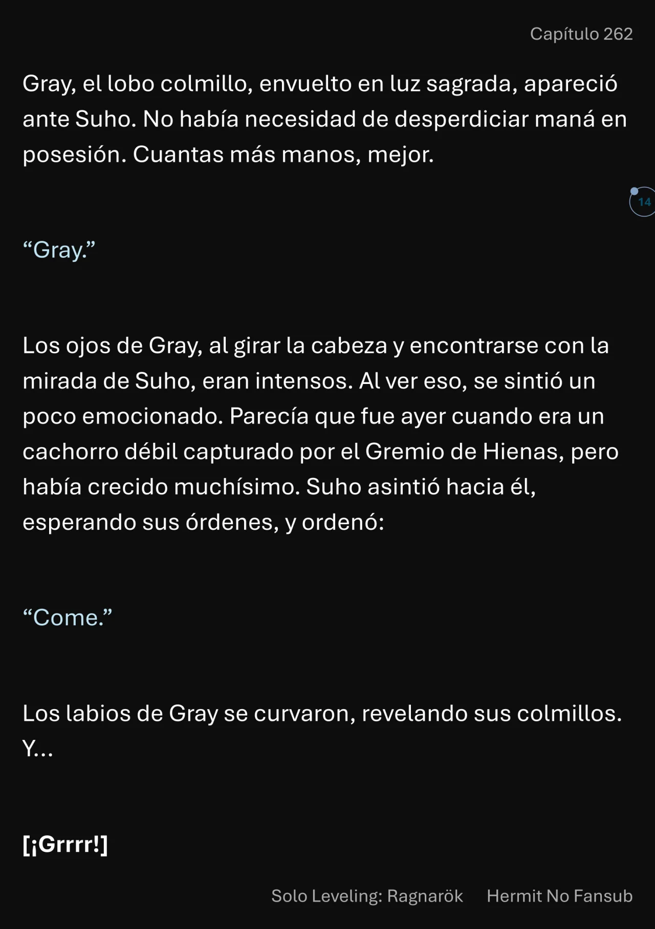 Página 15 del Manga