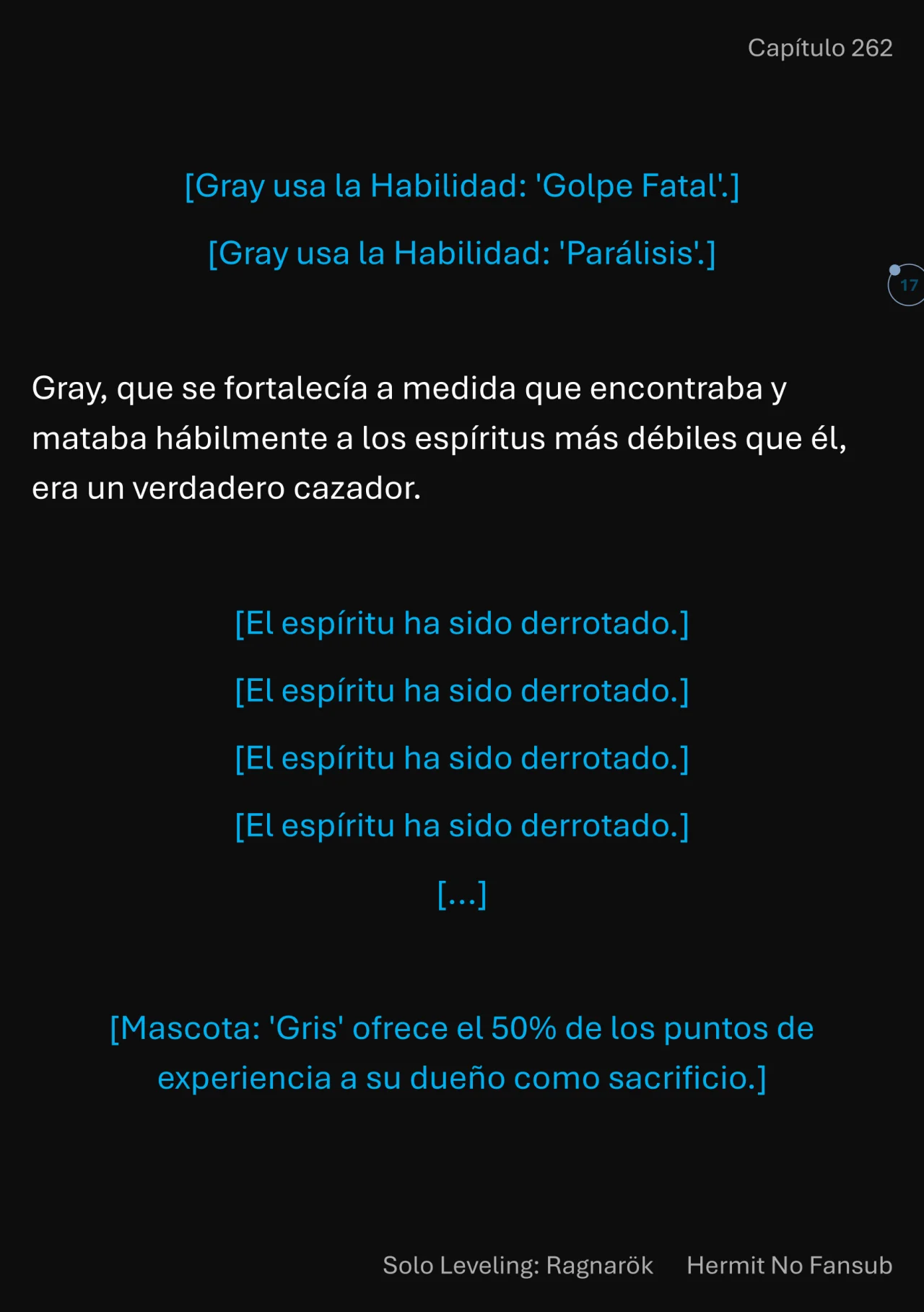 Página 18 del Manga