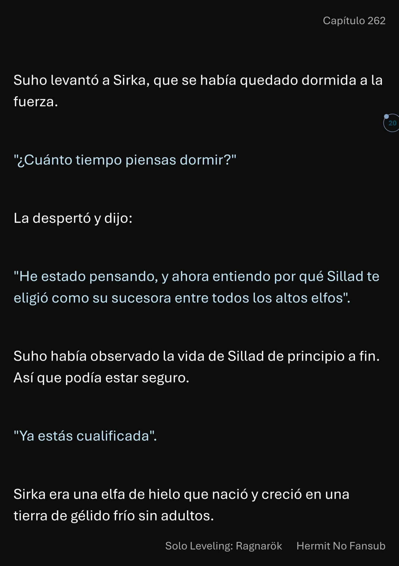 Página 21 del Manga