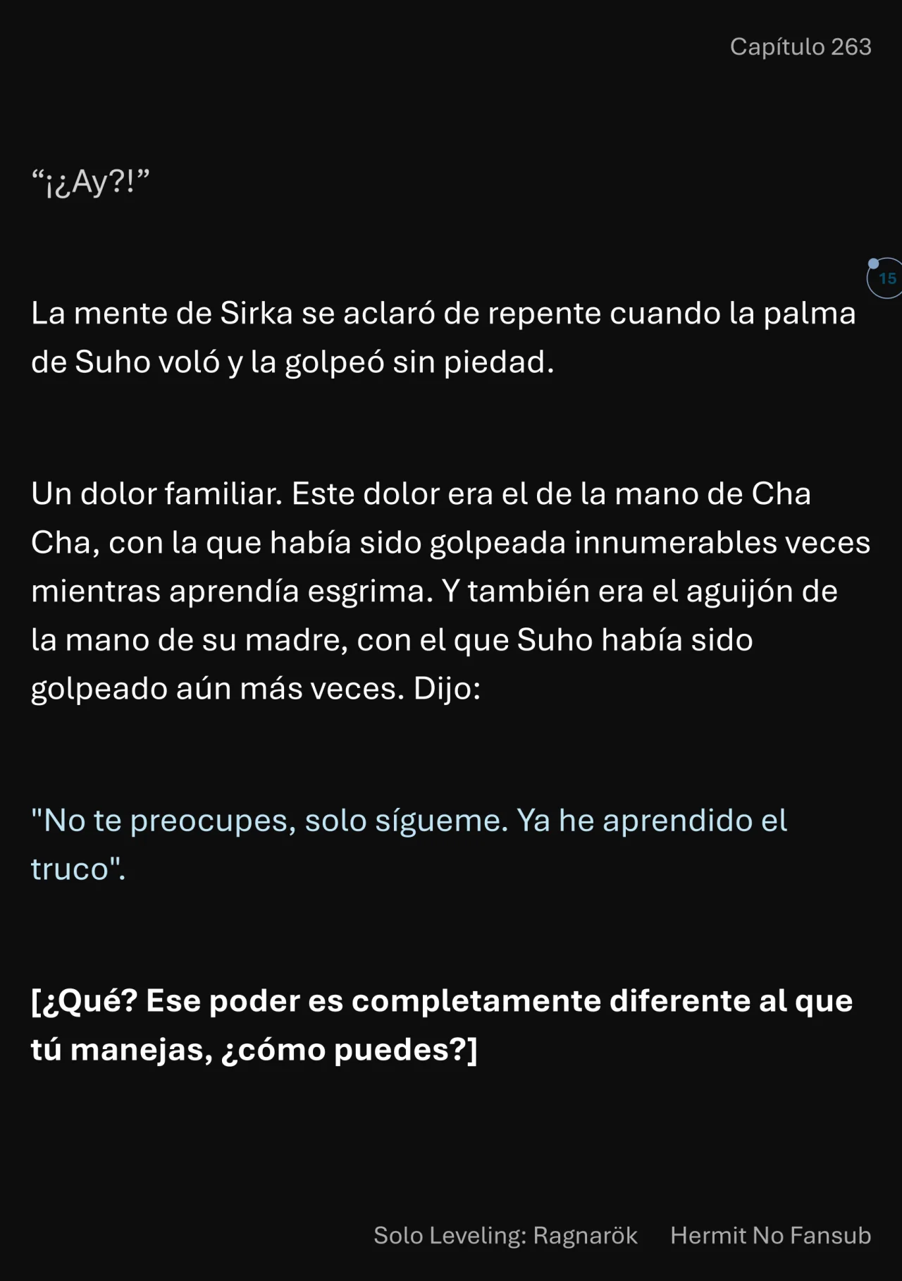 Página 16 del Manga