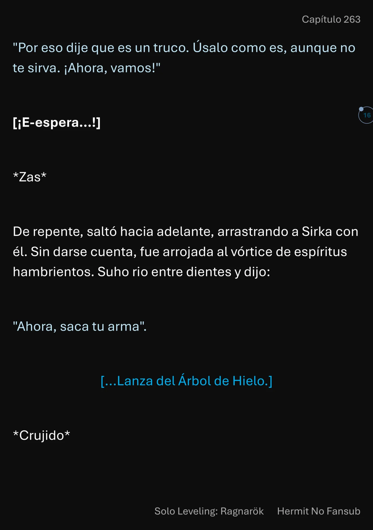 Página 17 del Manga