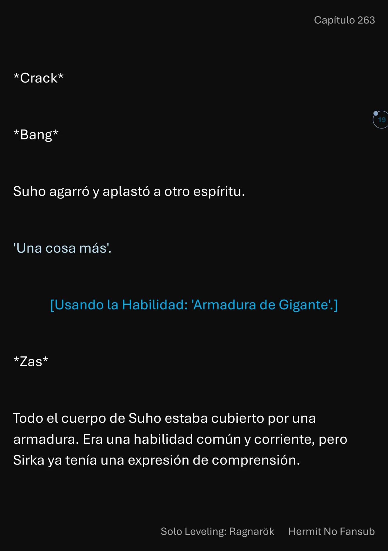 Página 20 del Manga